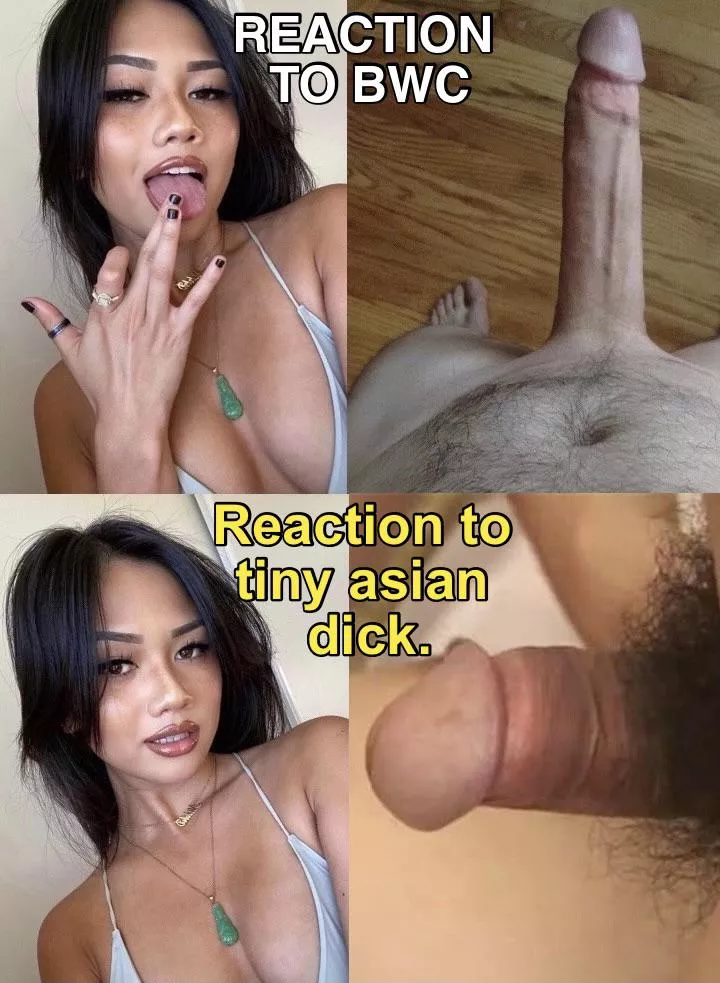 Just a normal reaction as to why Asian women prefer BWC.