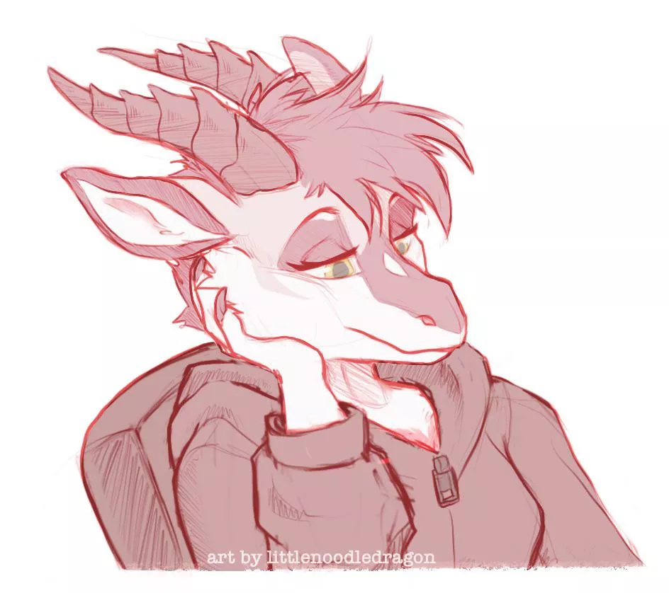 Just a Paloma sketch, but pink [art by me]