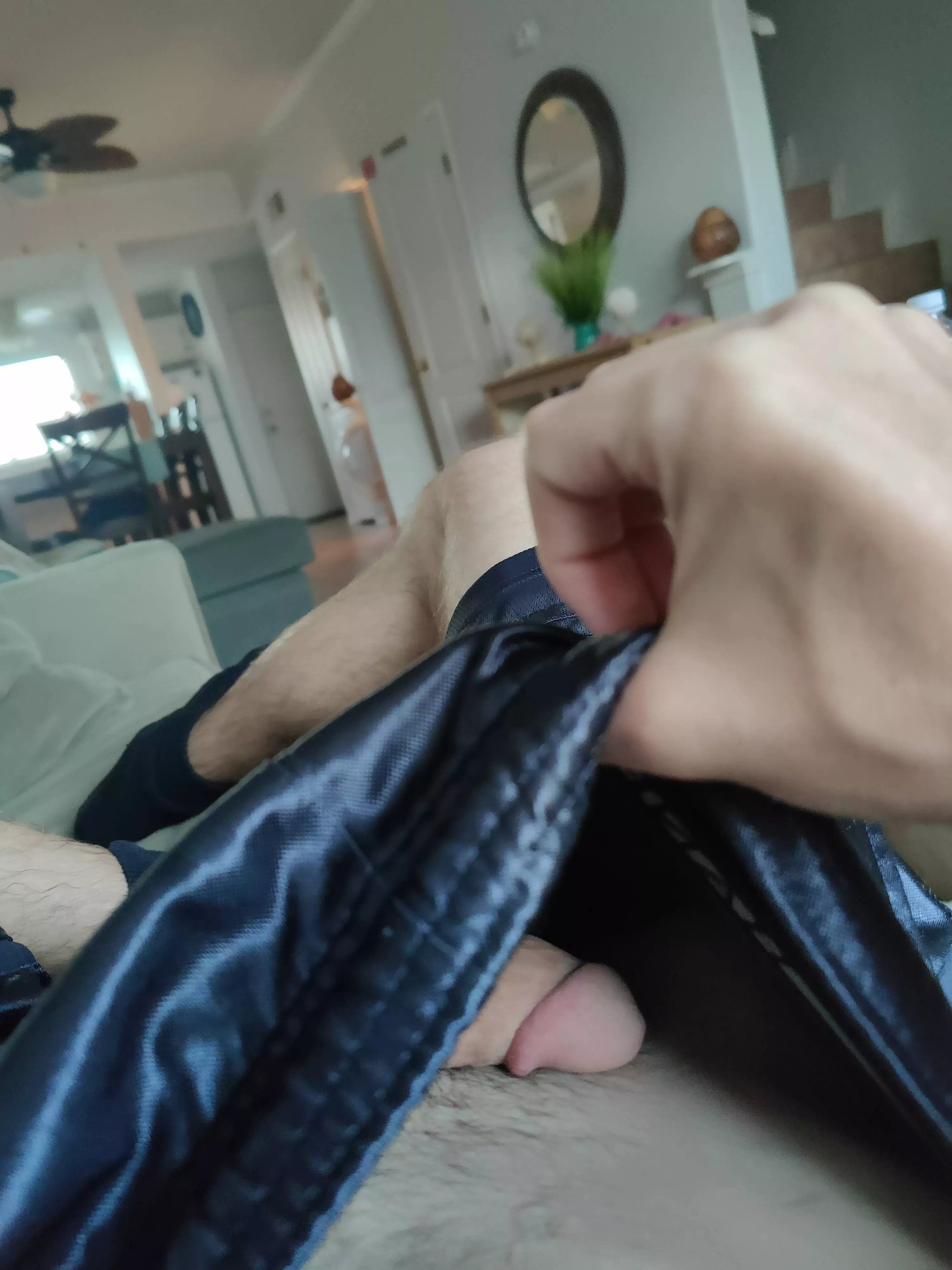 Just a peek at my soft cut cock