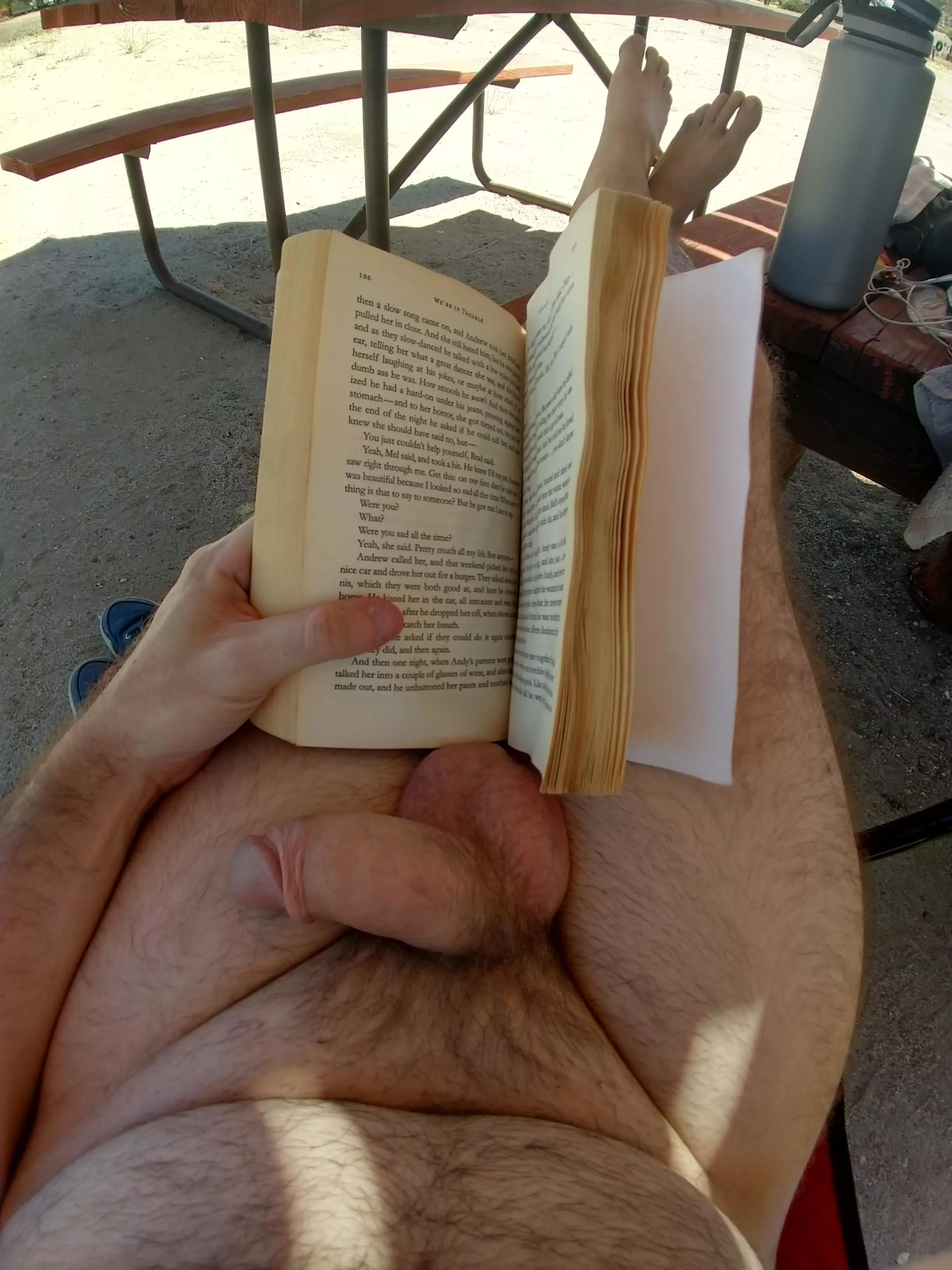 Just doing a little reading in the desert