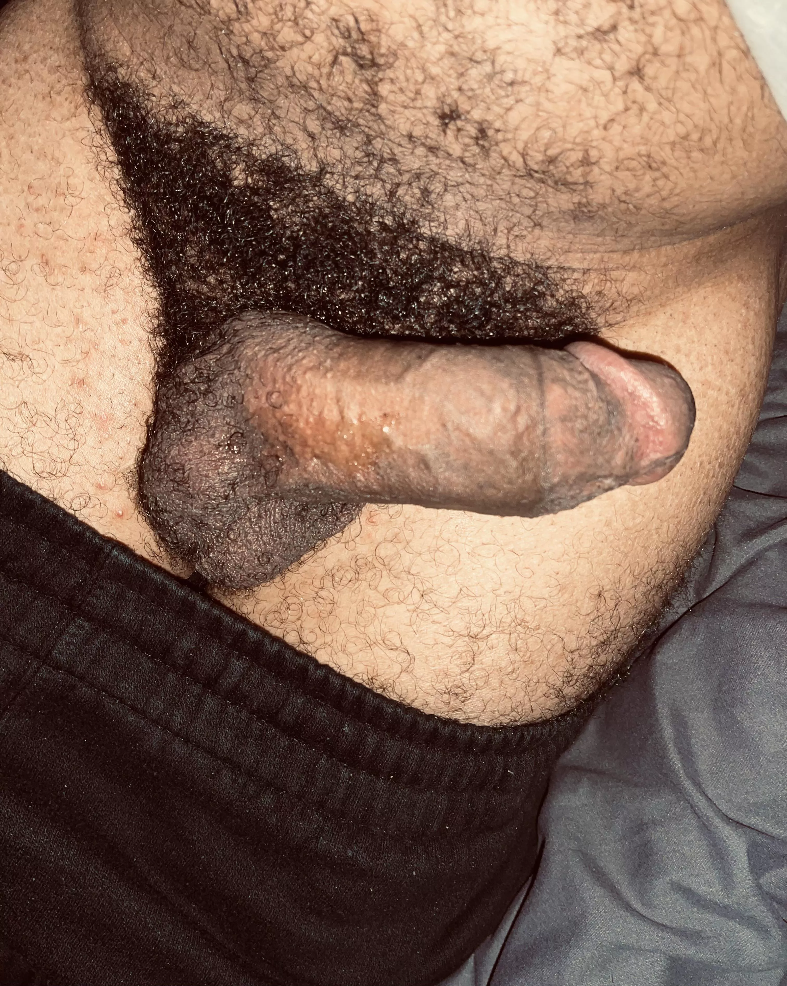 Just enjoying my hairy dick.