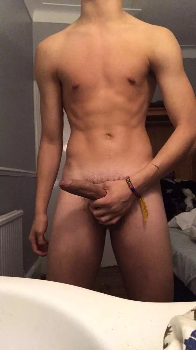 Just me and my uncut cock😈