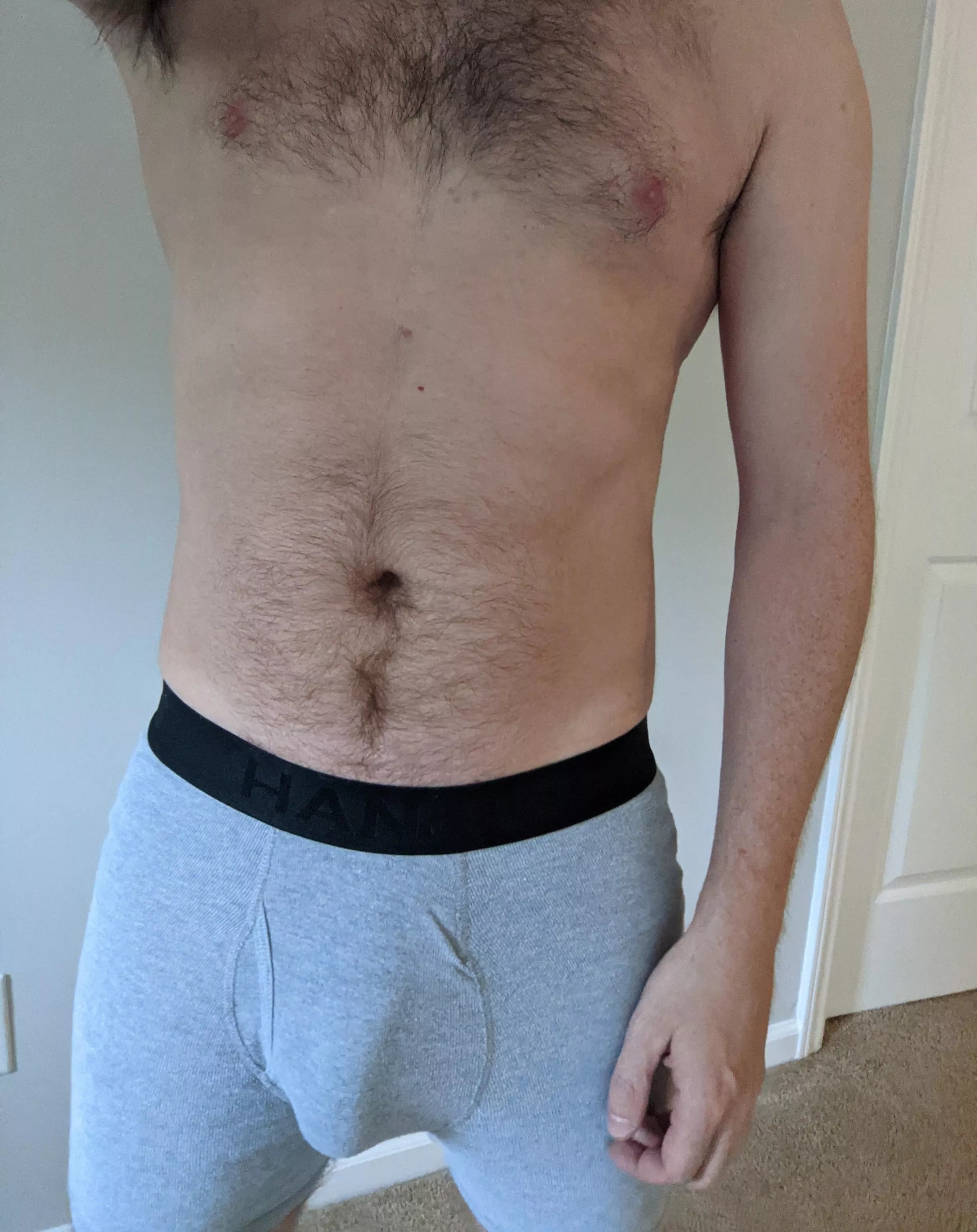 Just my dadbod in my underwear... Am I doing this right? [35]