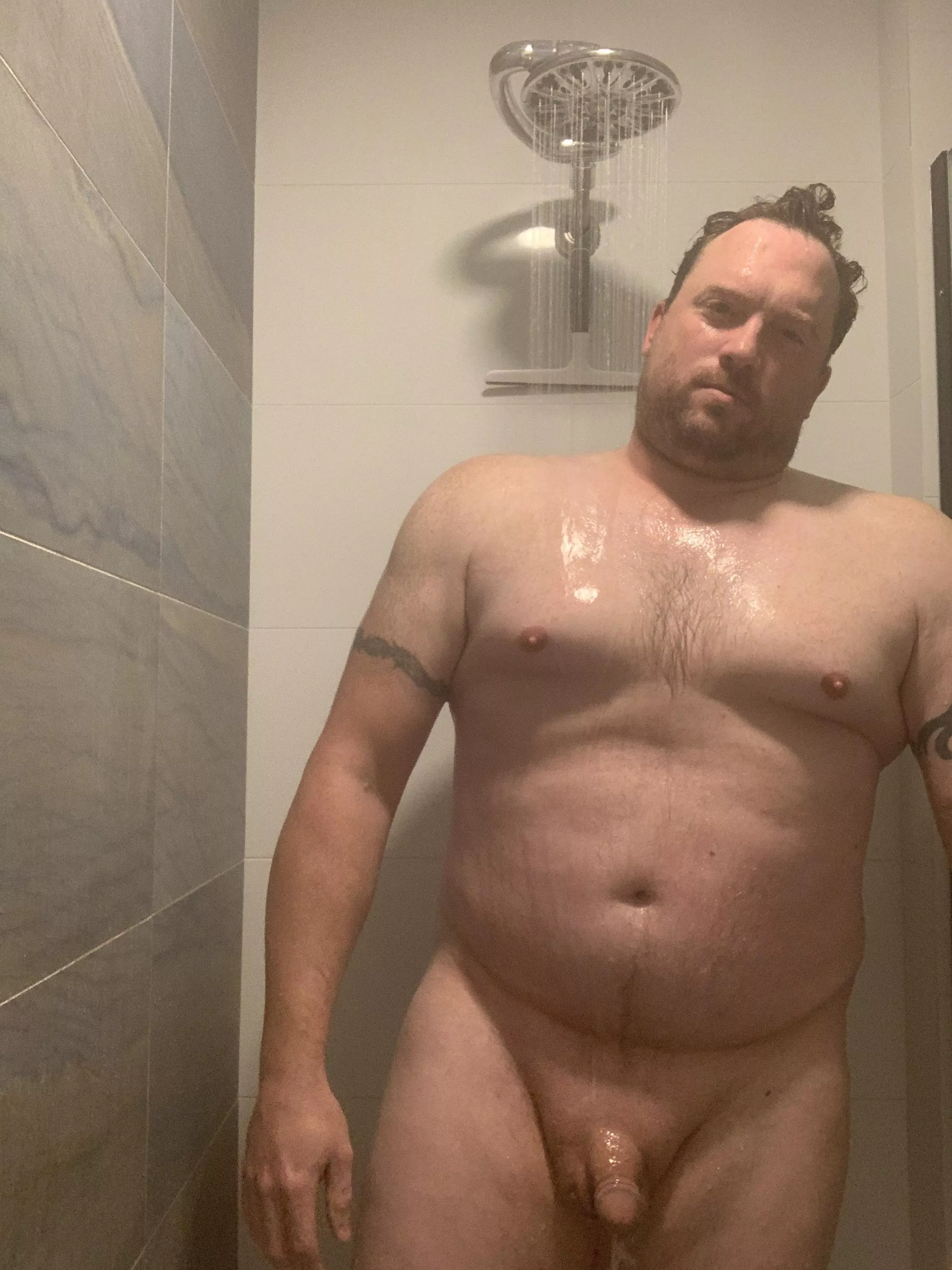 Just soft in the shower this morning. Needs a partner!