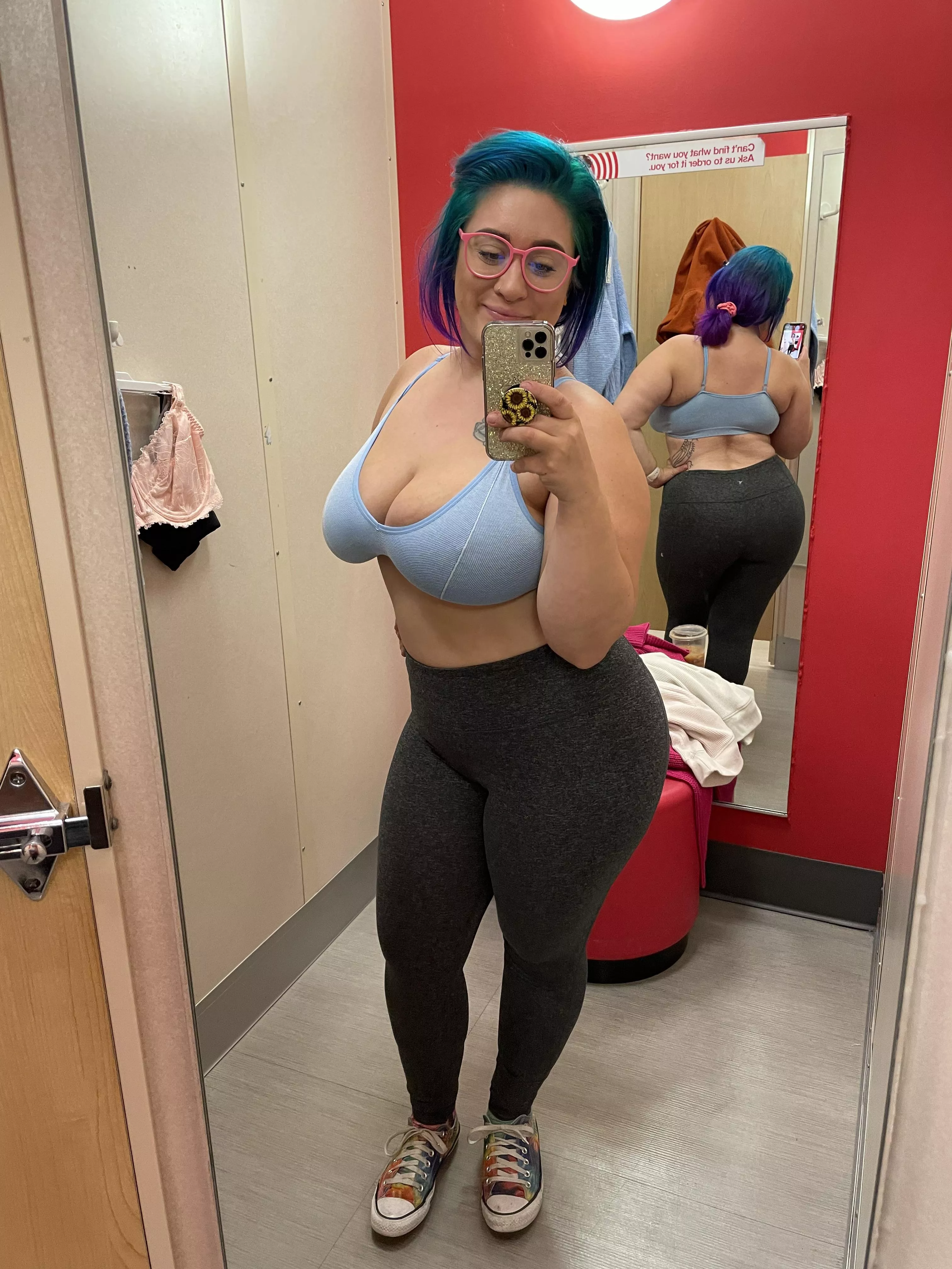 Just your average mama browsing through target trying clothes on ðŸŒˆ link in comments