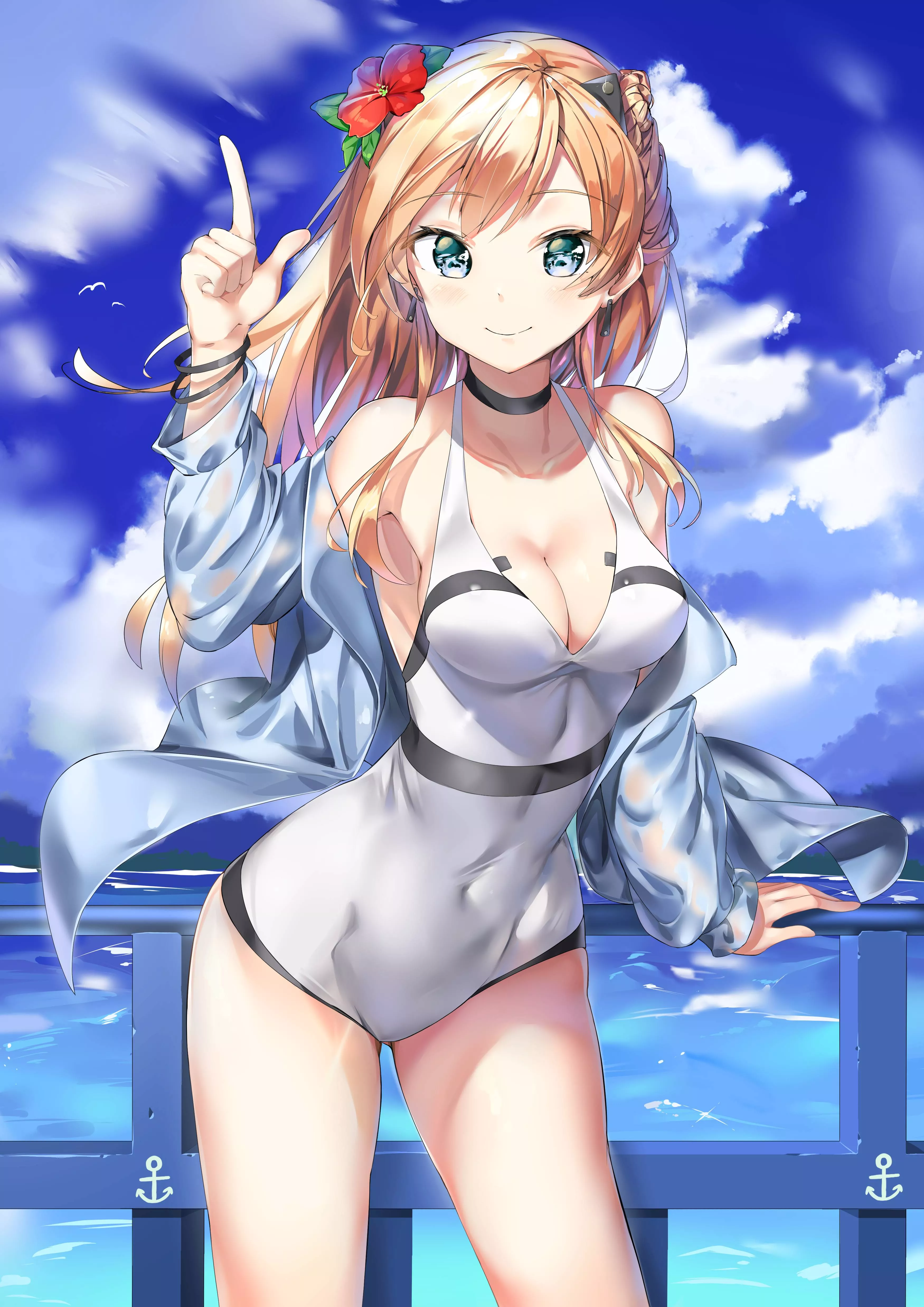 K5 Skin Tight Swimsuit (Kuse) [Girls Frontline]