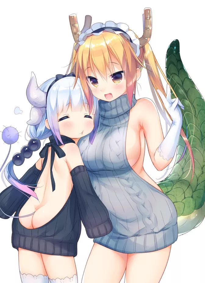 Kanna and Tohru (Miss Kobayashi's Dragon Maid)