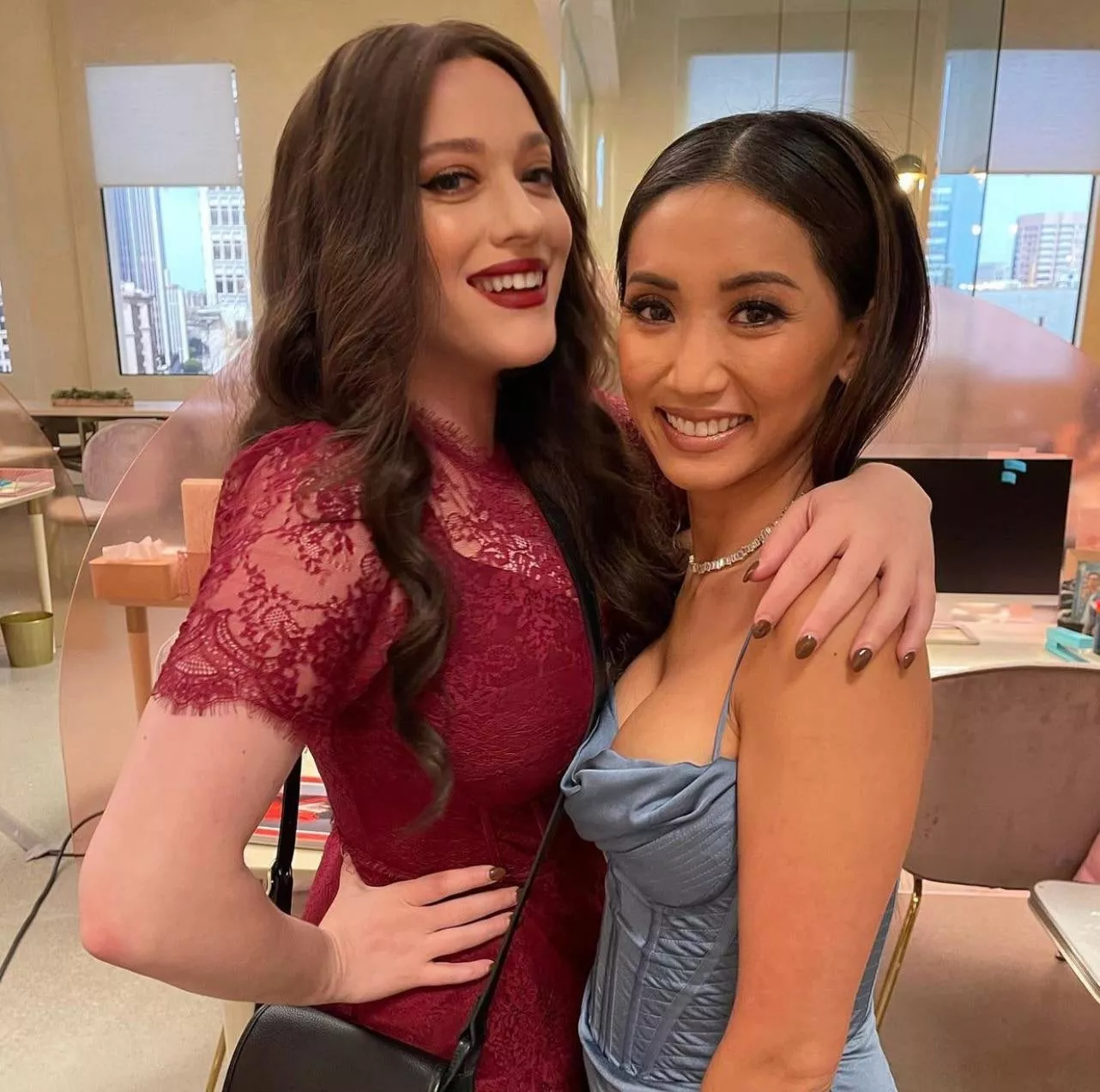 Kat Dennings and Brenda Song