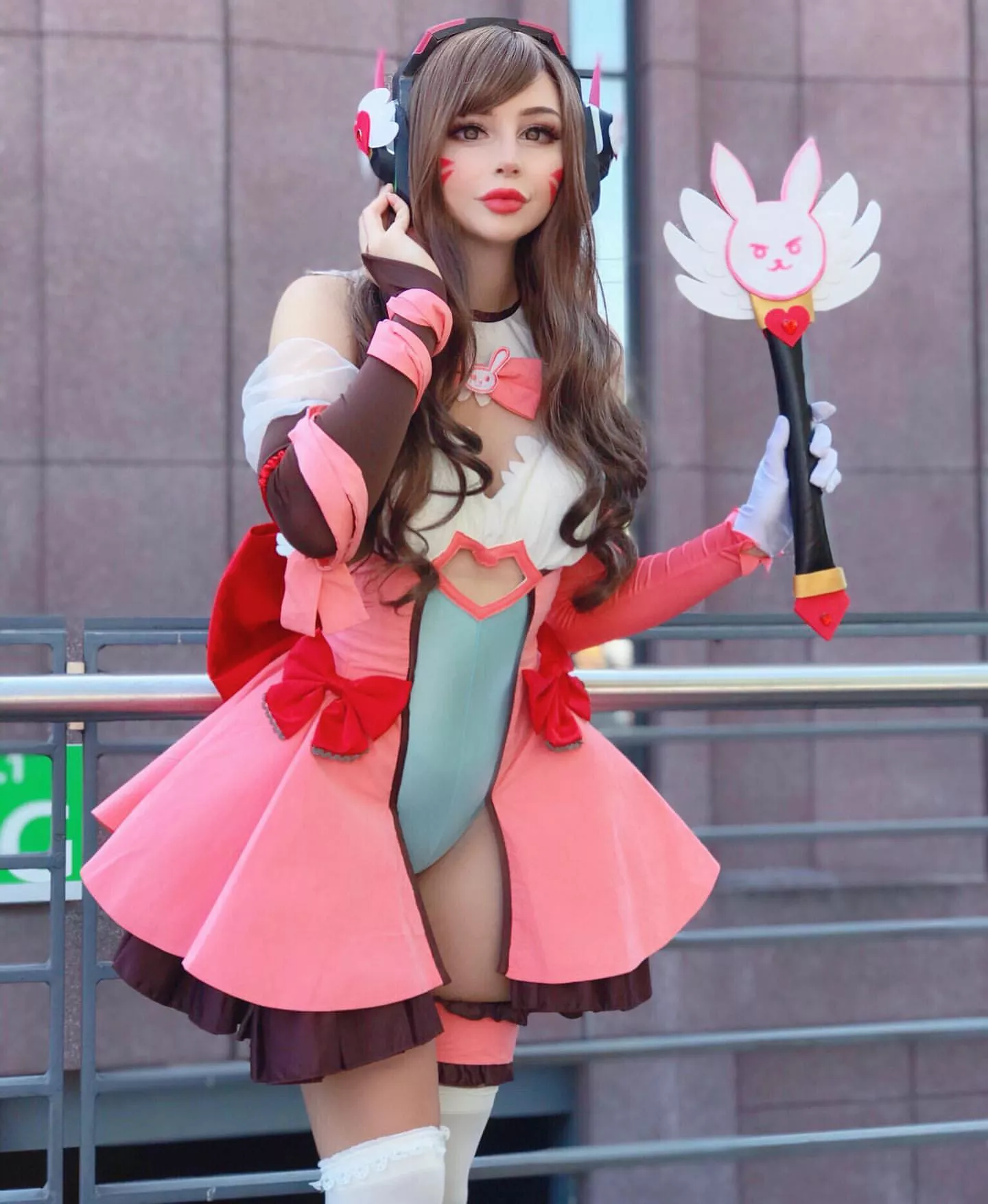 Katsumicos as Magical Girl D.Va (Overwatch)