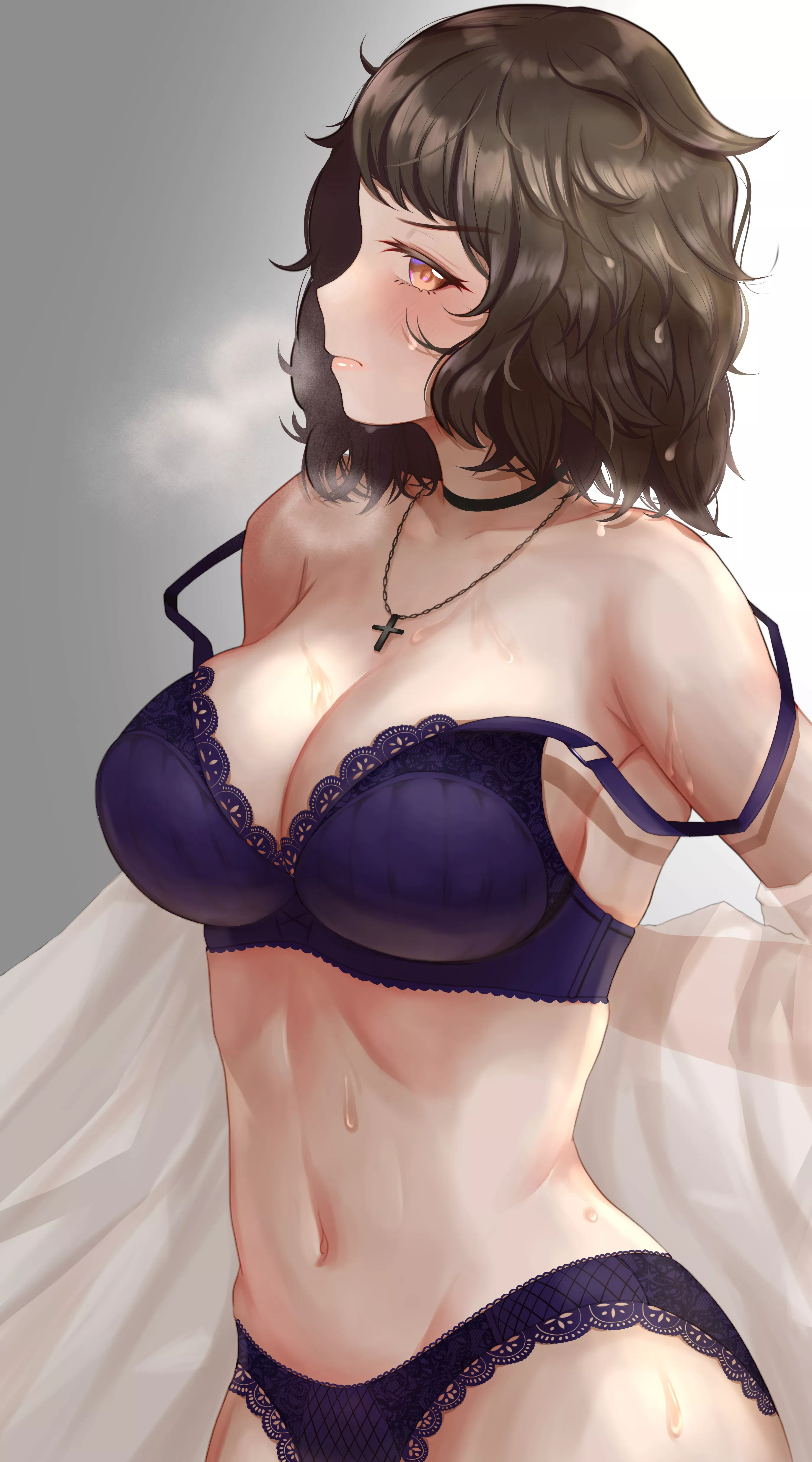 Kawakami in Lingerie [Persona 5]