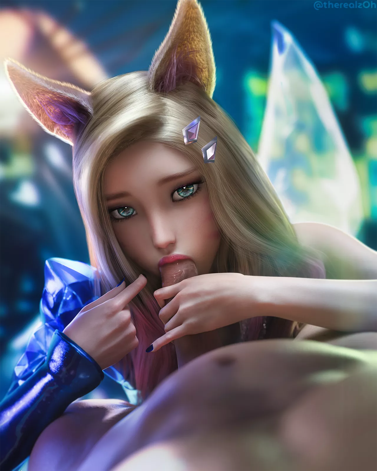 K/DA All Out Ahri Blowjob (therealzOh)