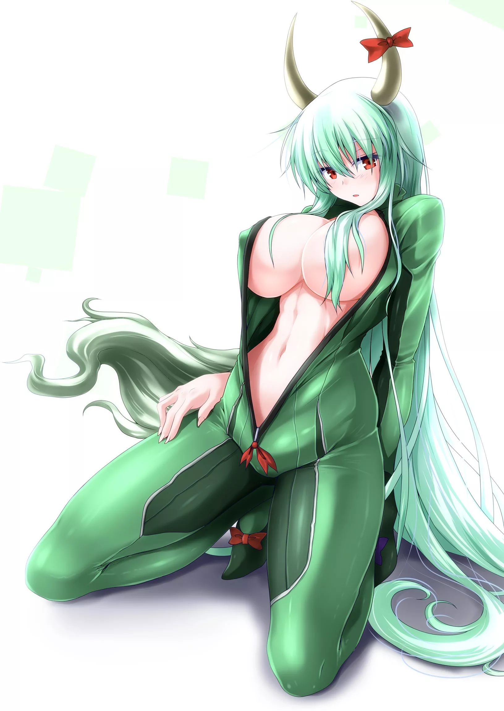 Keine Hakutaku Green Bodysuit (g (desukingu))