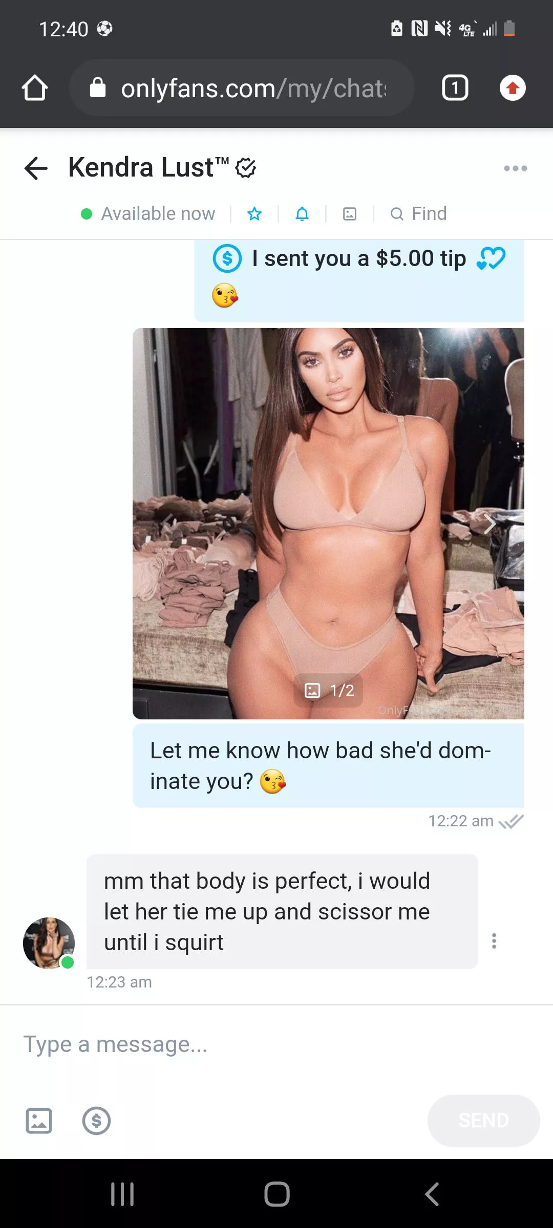 Kendra wants kim kardashian to fuck her so bad