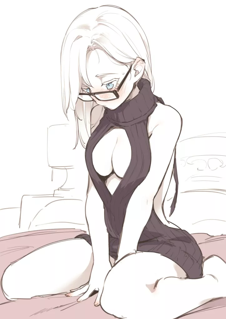 Keyhole Virgin Killer Sweater (anterdel)