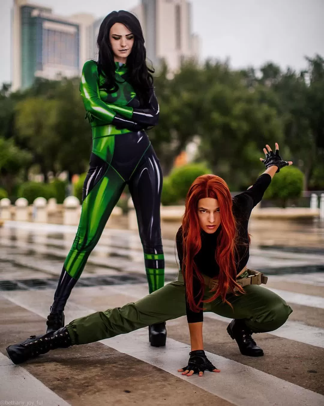 Kim Possible and Shego by Seattlesbeauty and Bethany Joy