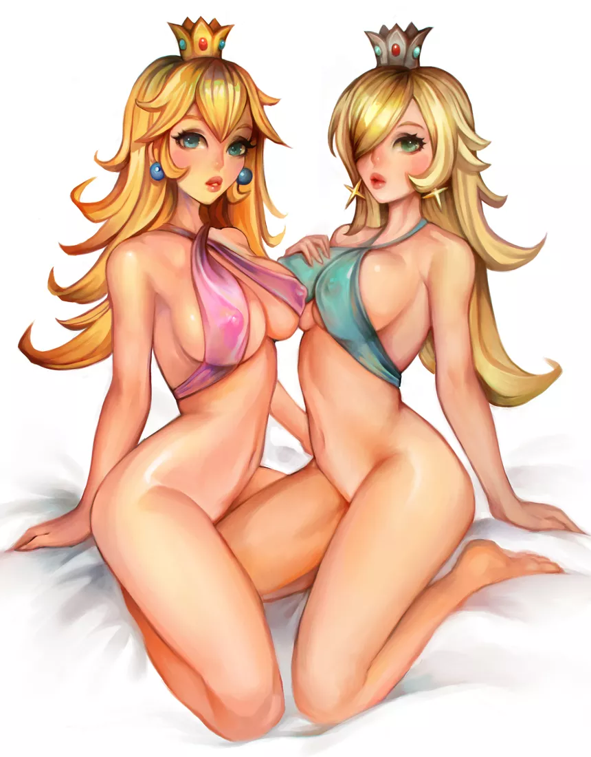 Kingdom beauties Peach and Rosalina