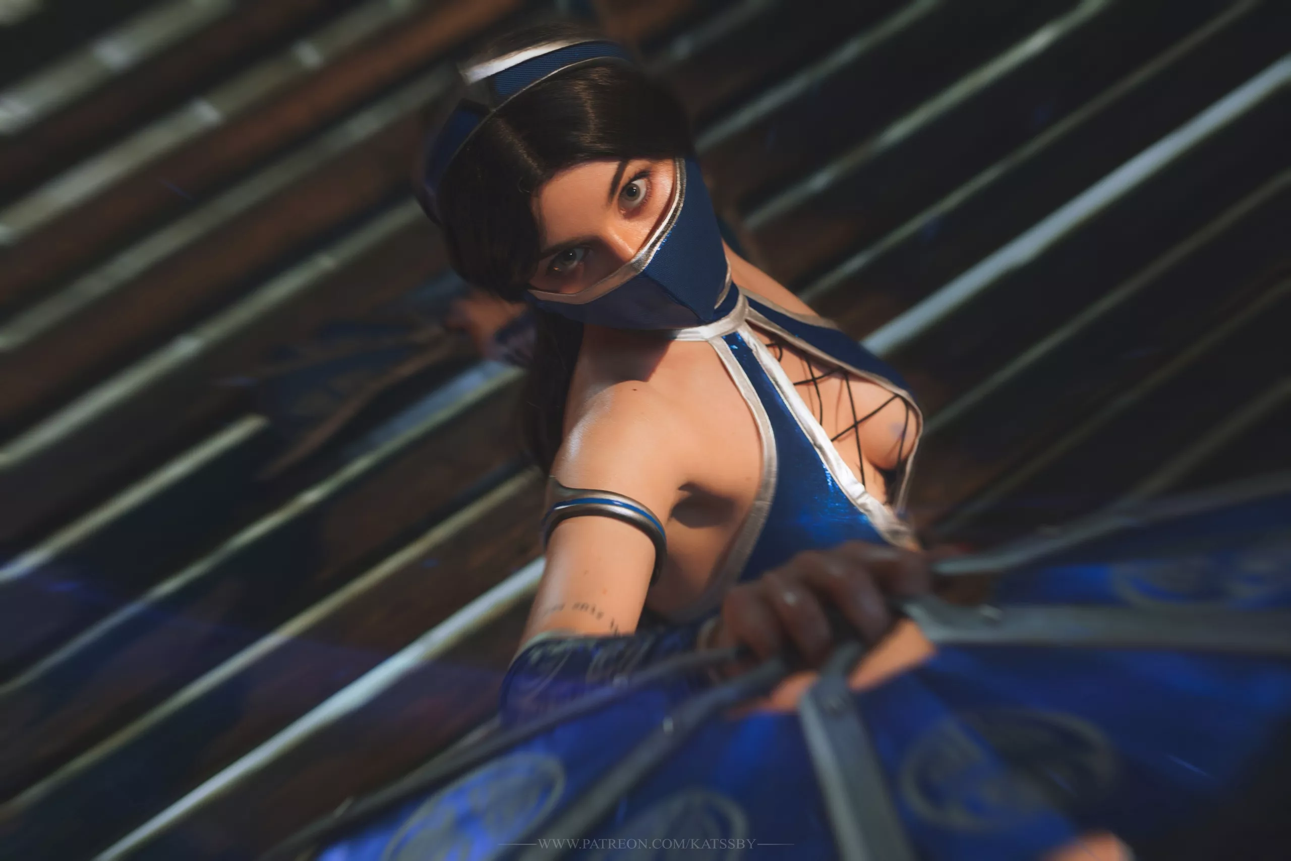 Kitana from Mortal Kombat by Sophie Katssby