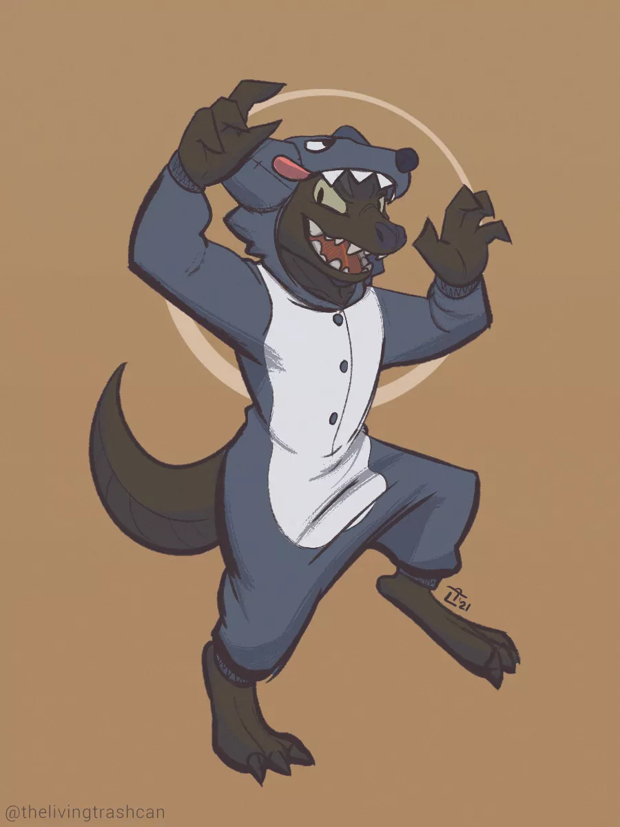 Kobold in a kigu! (art by me)