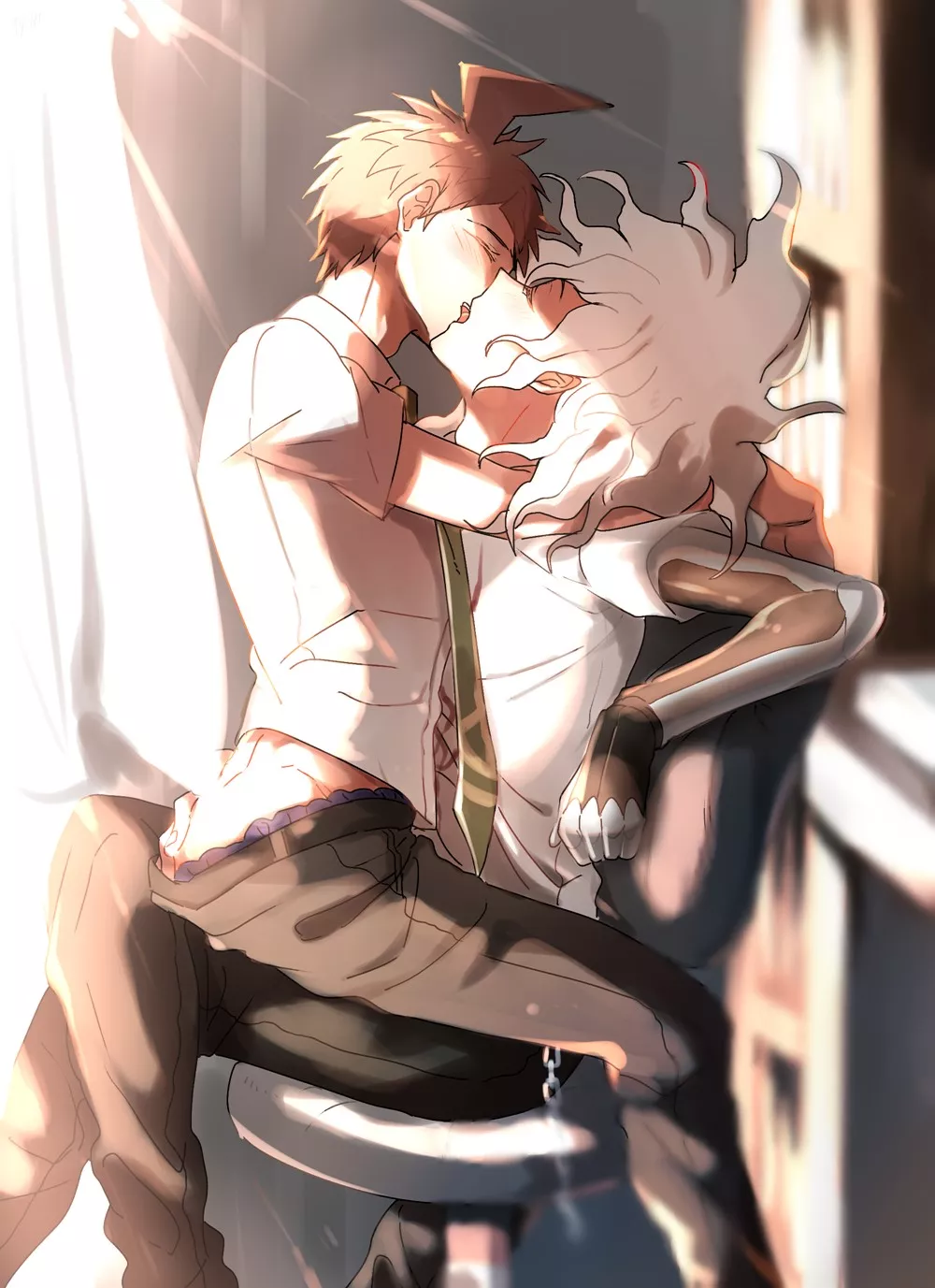 Komahina kiss (Danganronpa)