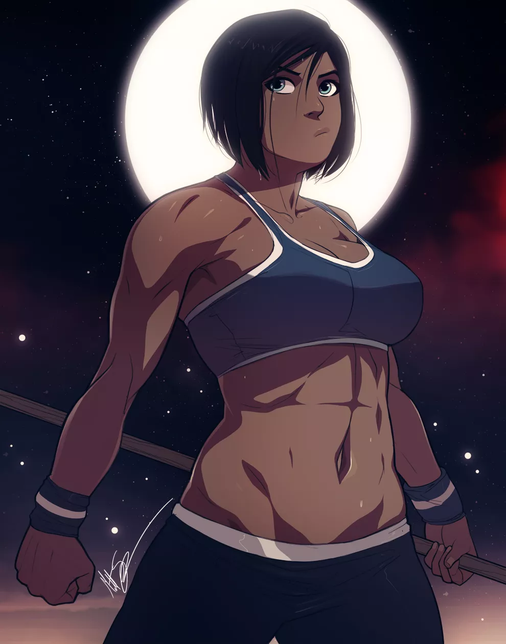 Korra Night Workout (ExMile) [Legend of Korra]