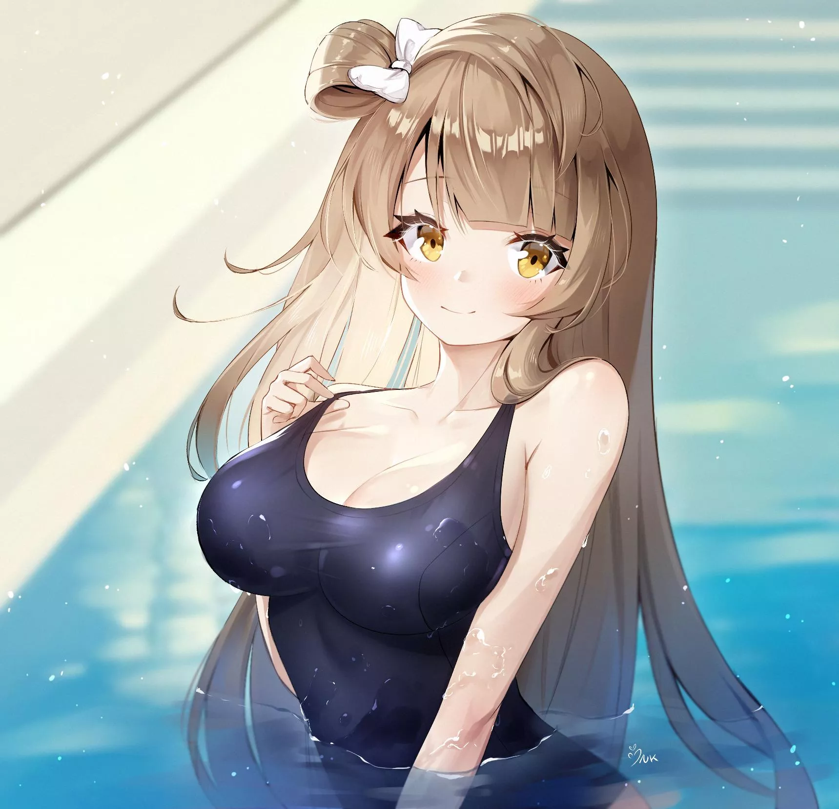 Kotori In Her Swimsuit.