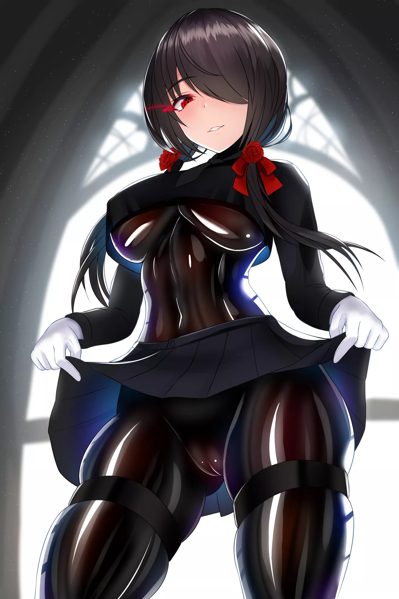 Kurumi Bodysuit Upskirt (Damao Yu) [Date A Live]