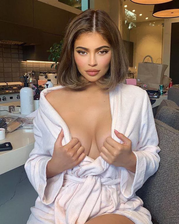 Kylie’s tits are perfect jerking material