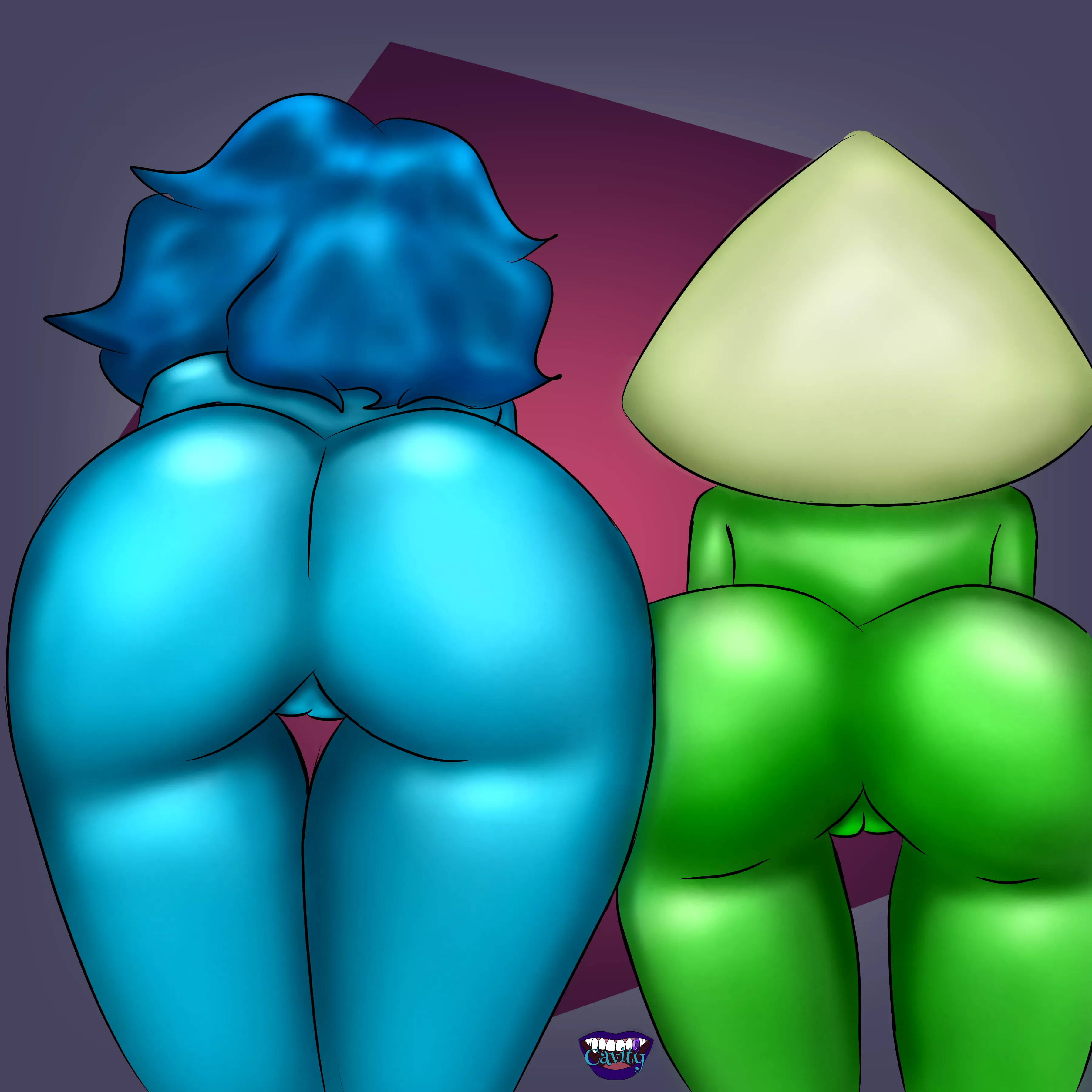 Lapis and peridot have squish thighs