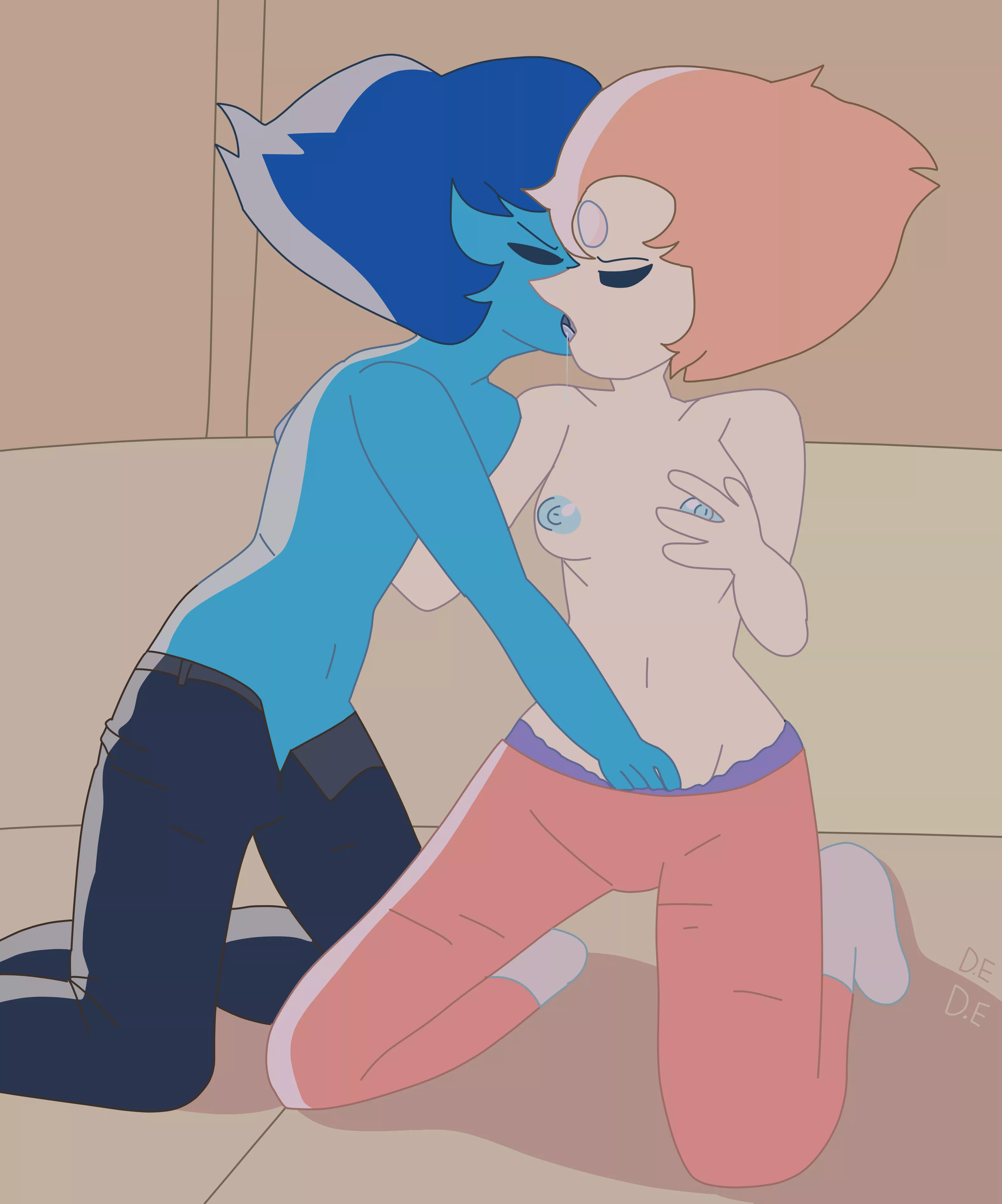 Lapis x pearl stuff again. Last one of these two for awhile though (thank you all for the support lately)