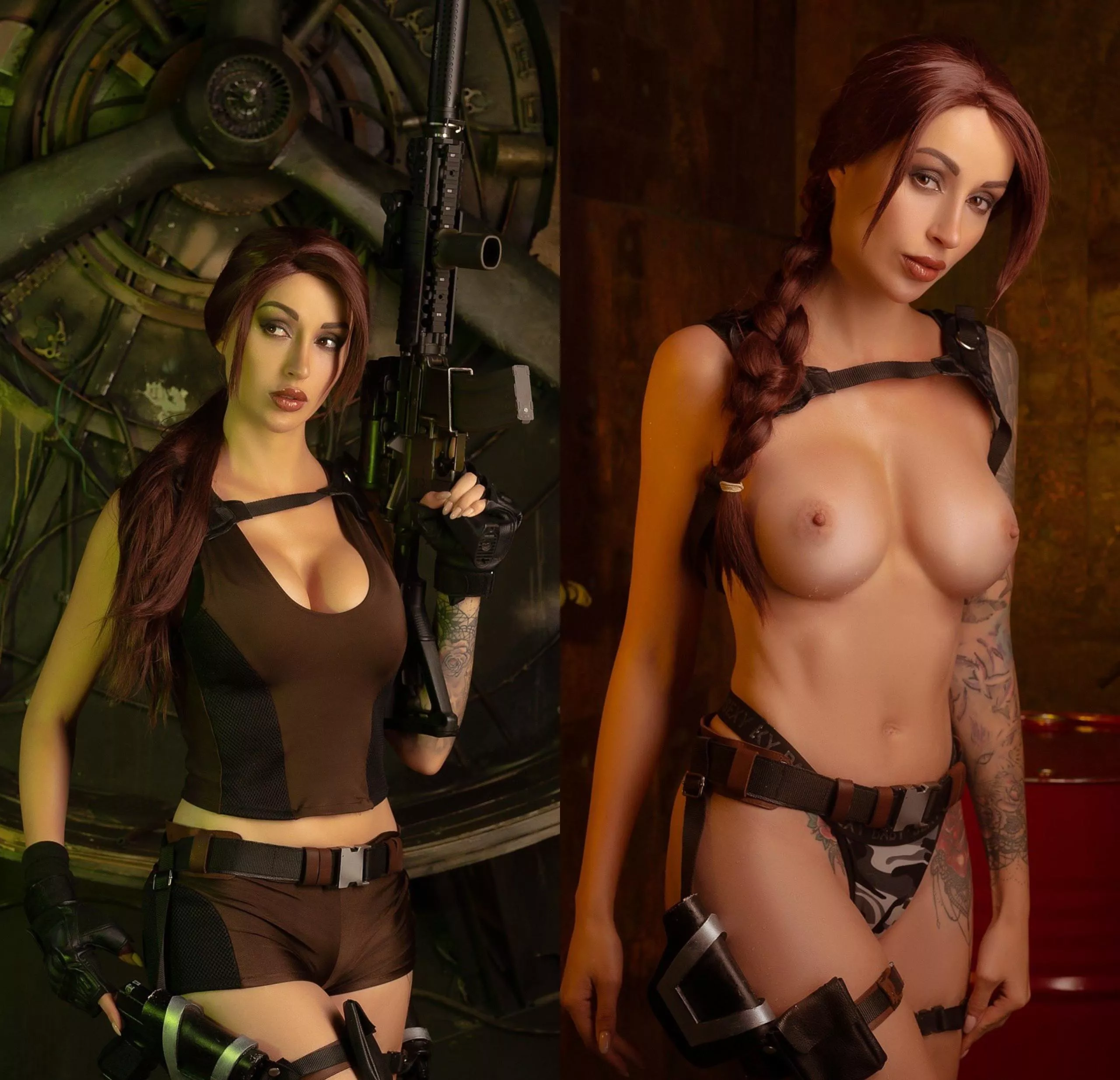 Lara Croft On/Off by Lera Himera