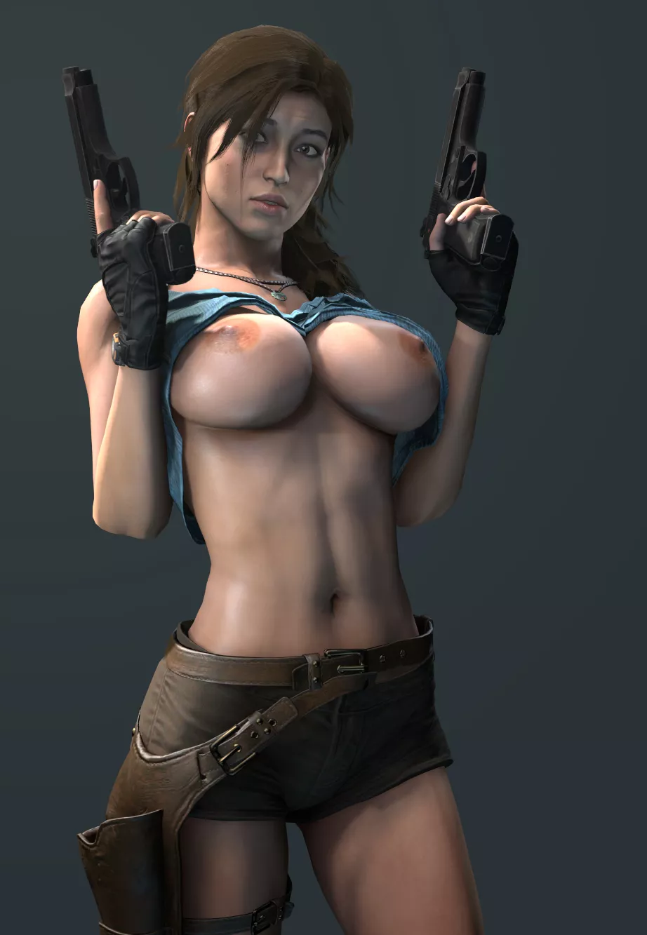 Lara ready for action (Batesz)