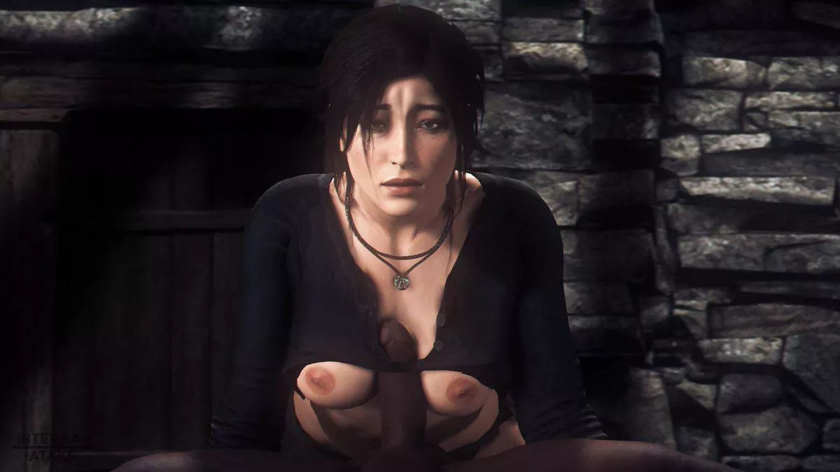 Lara using her tits well (internal atake)