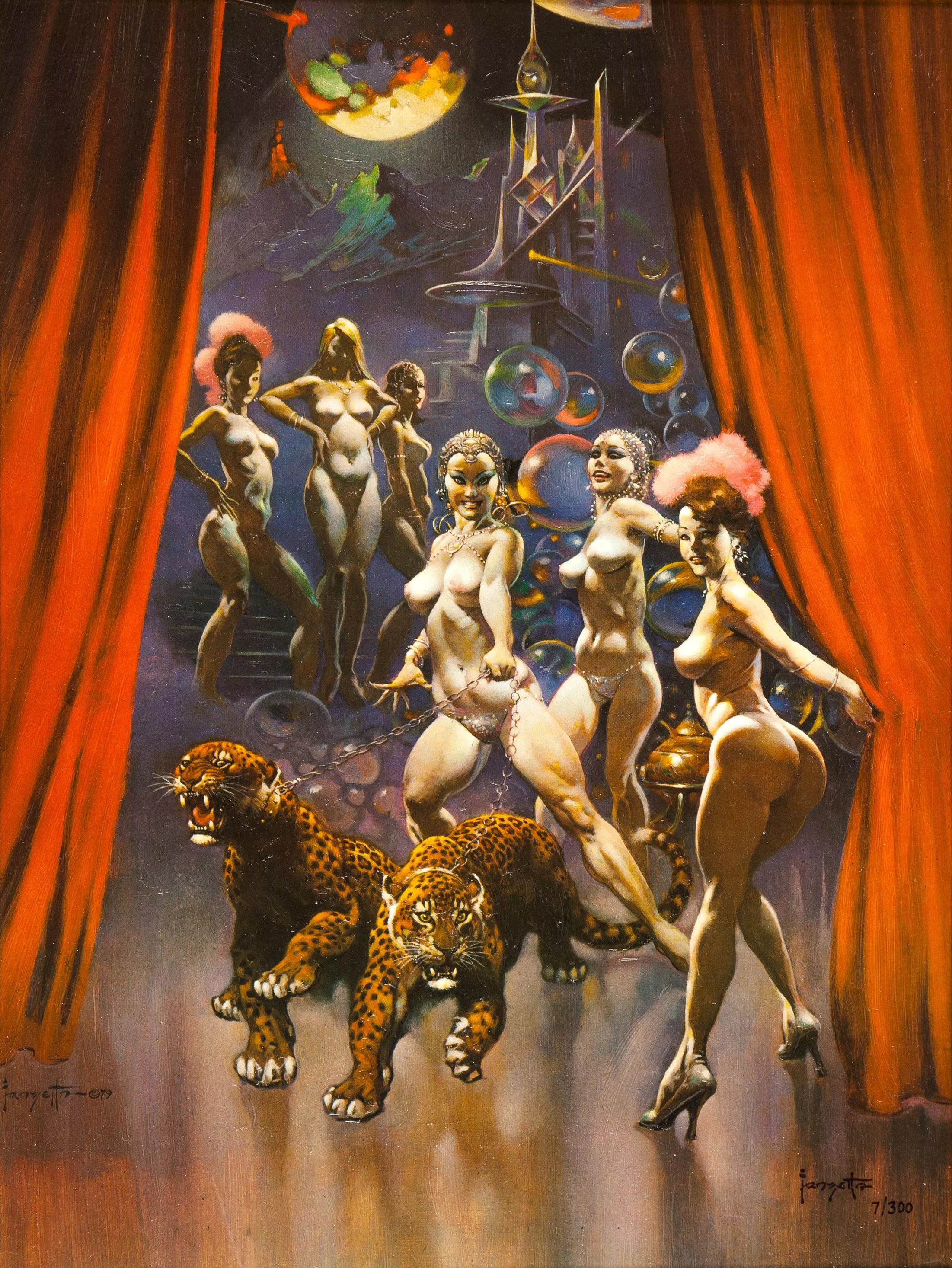 Las Vegas by Frank Frazetta (1979)