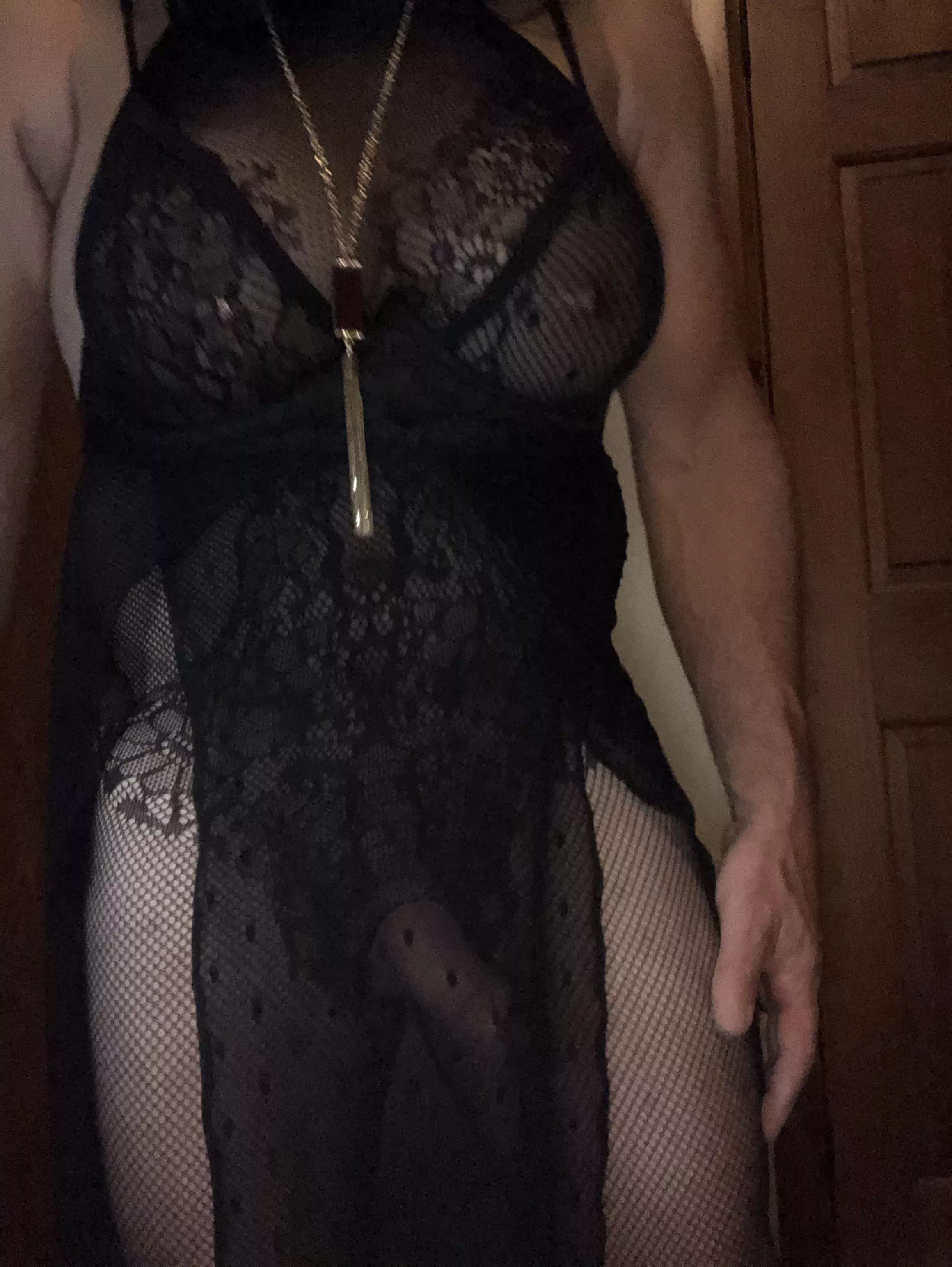 Late night black lingerie always gets me in the mood ðŸ˜