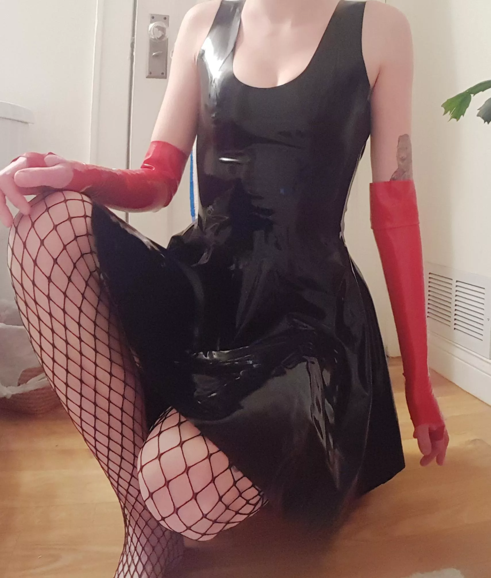 Latex and fishnets, just keeping it simple!