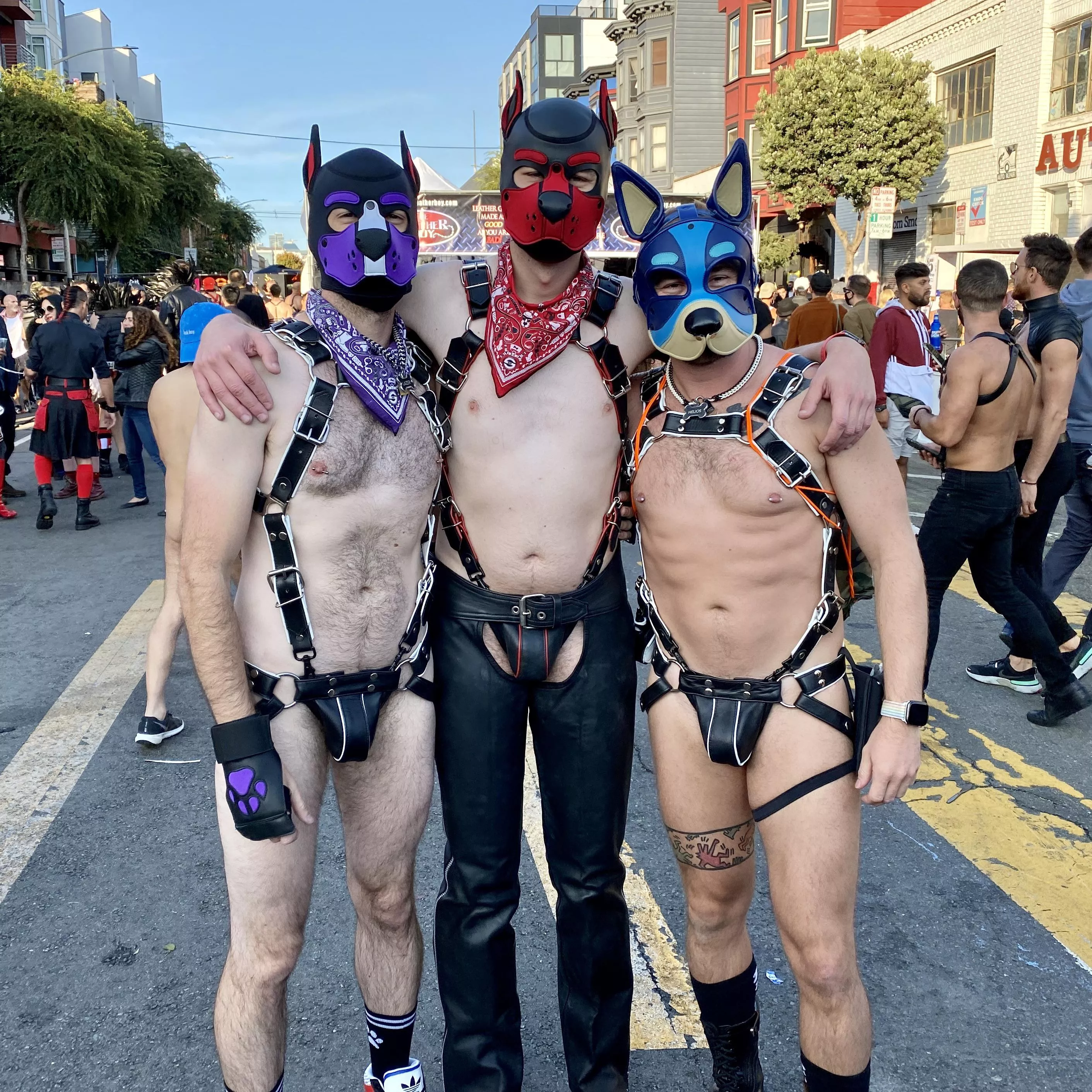 Lazer with his friends at Folsom!