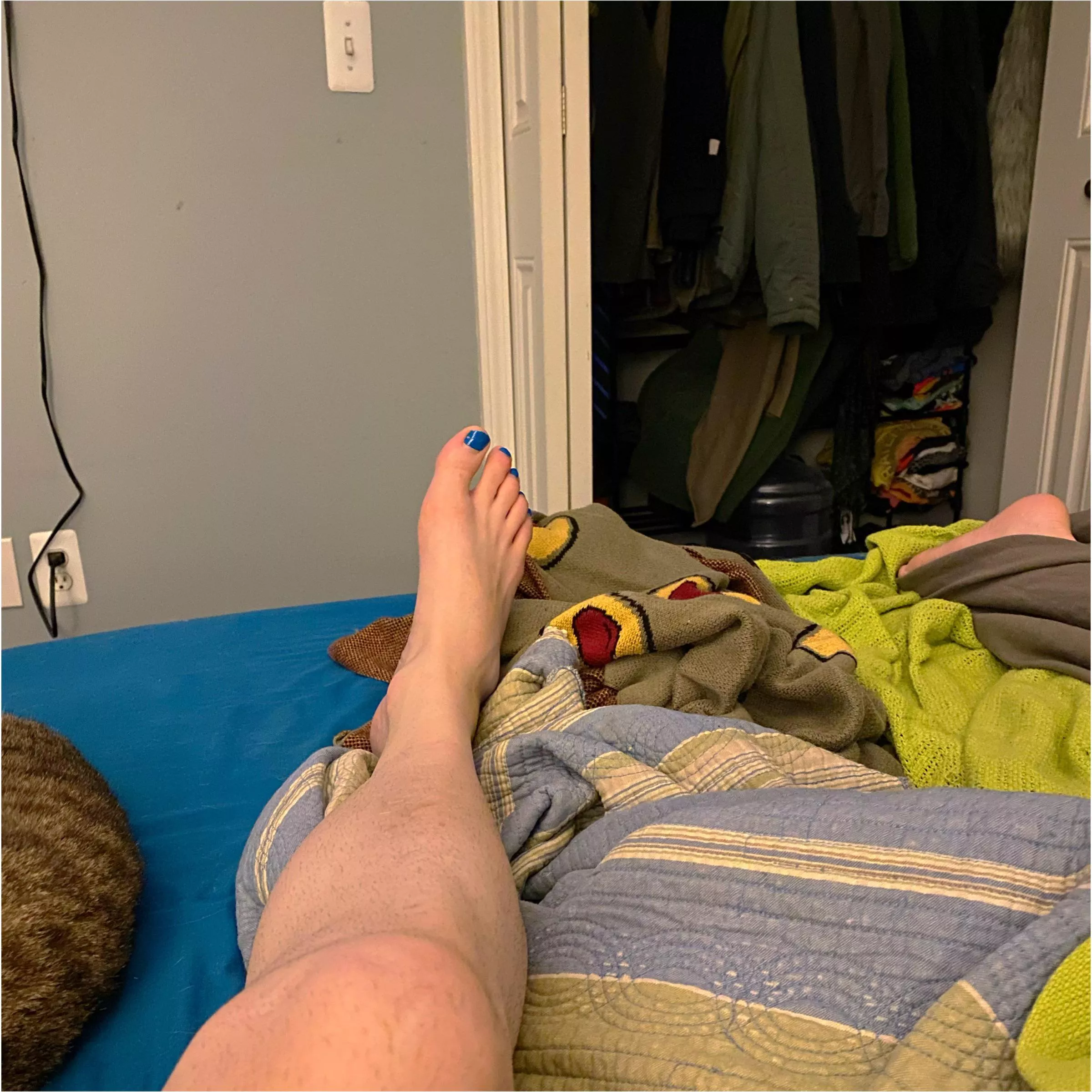 Leg shaving day today. Anyone wanna help?