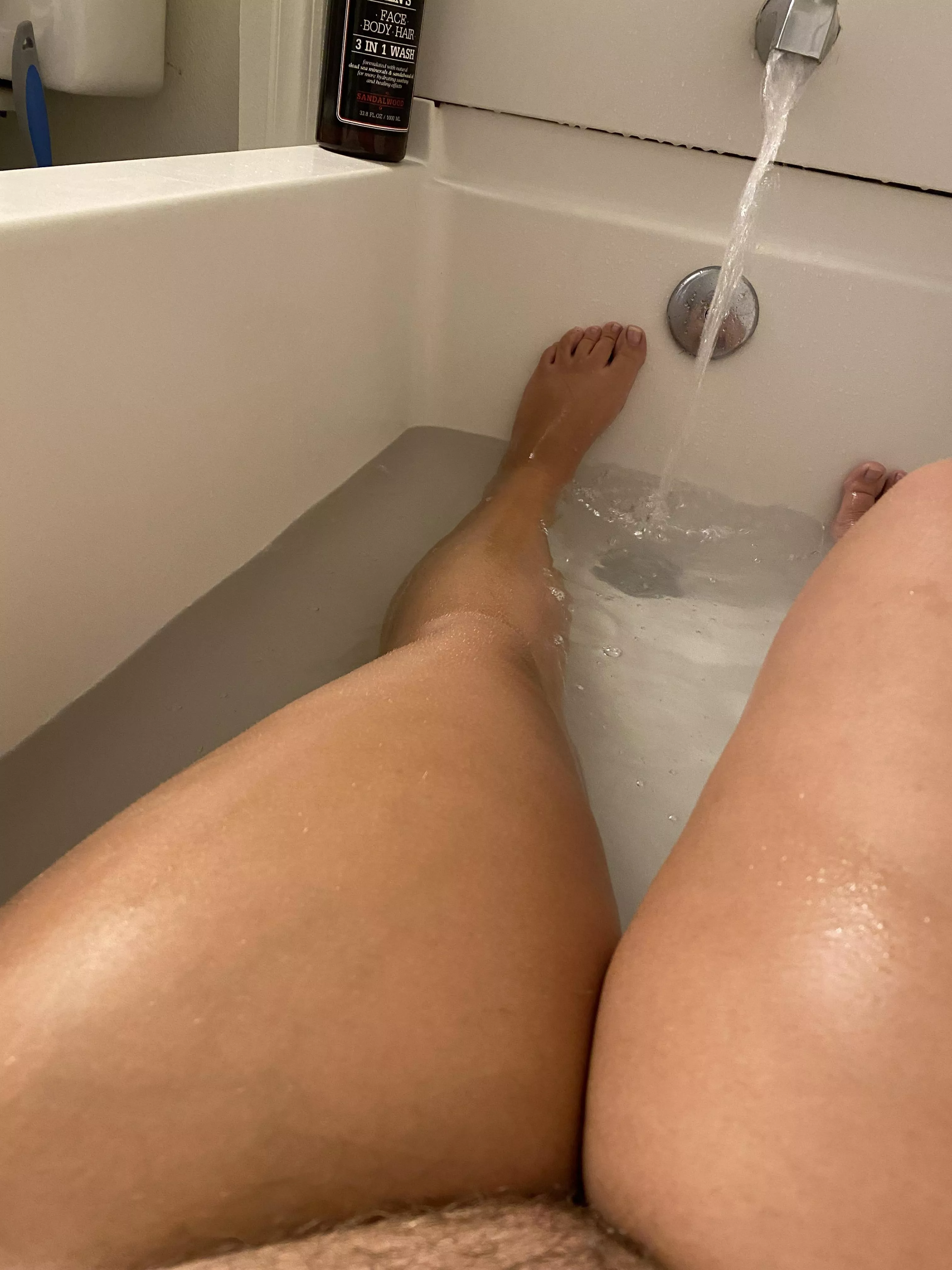 Legs in the water