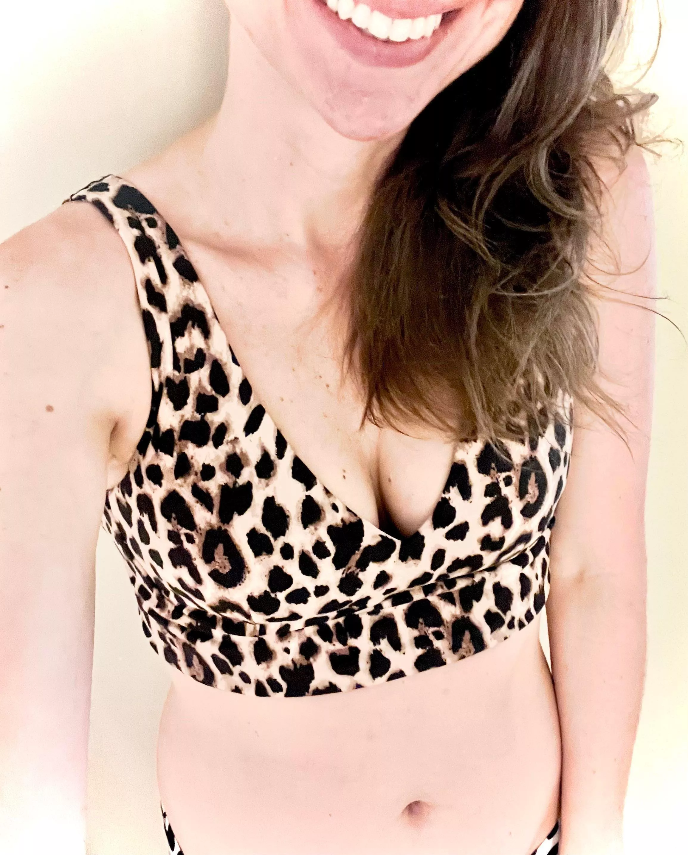 Leopard print lingerie?