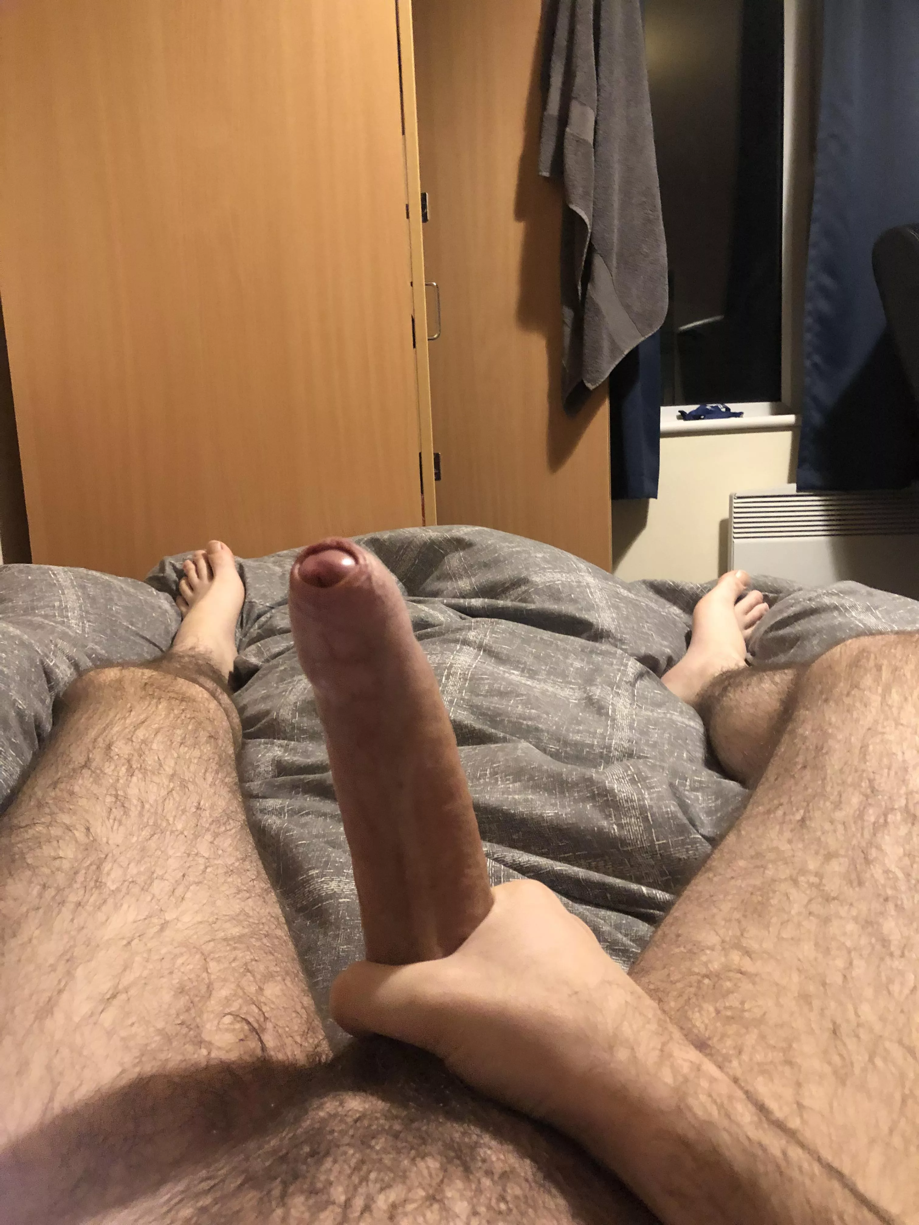 Let me know what you think of my uncut cock