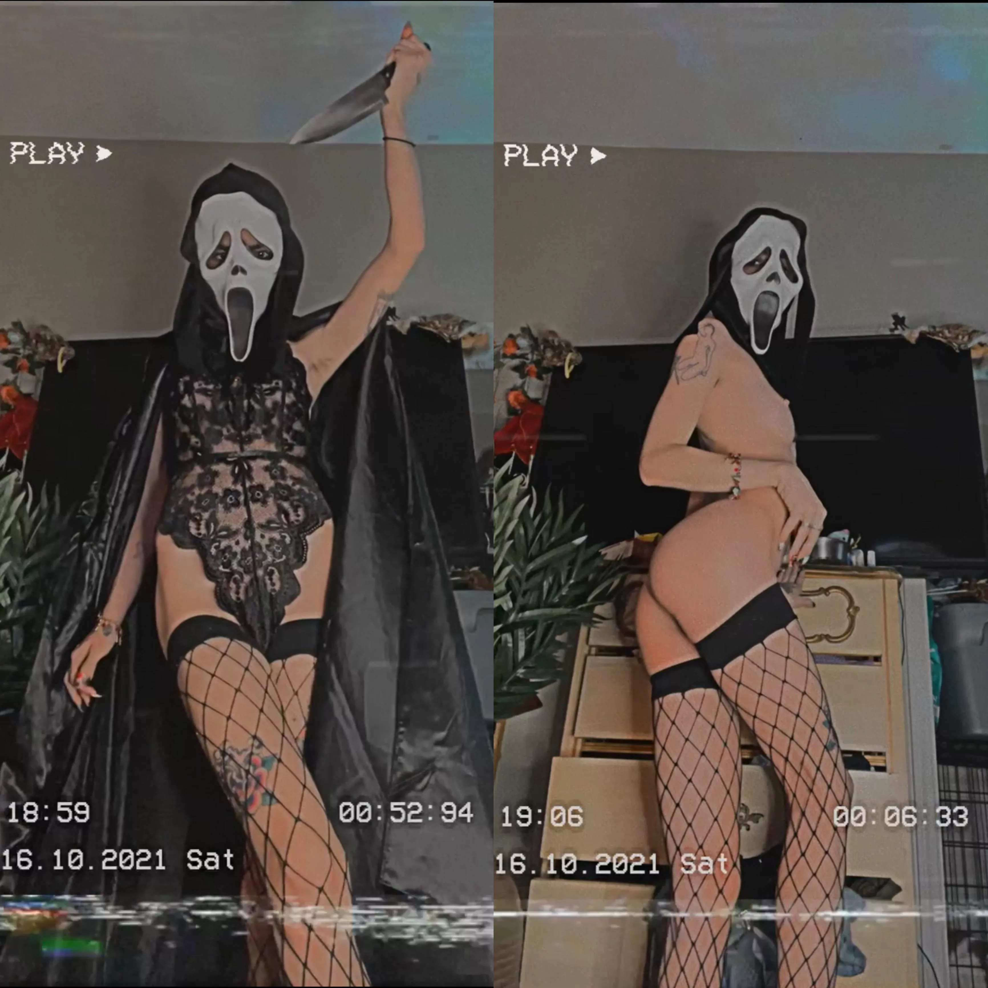 let’s fuck with ghostface masks on