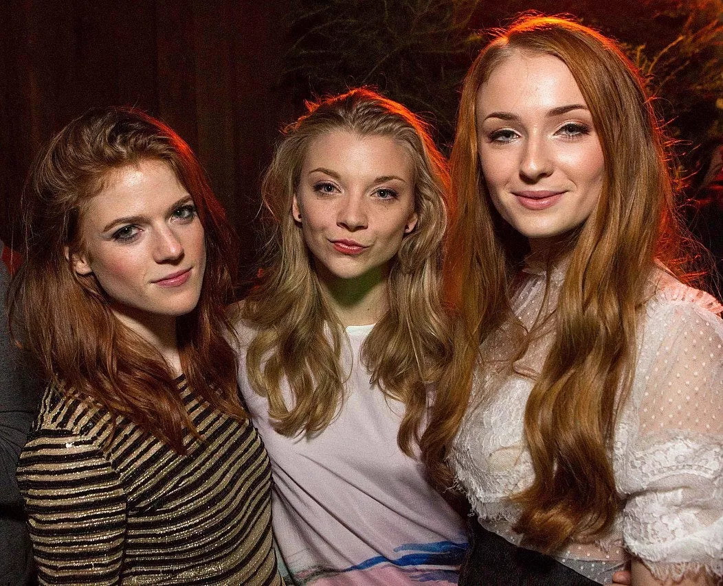 Lets jerk of to the three lovely got ladies... Rose Leslie, Natalie dormer and sophie turner