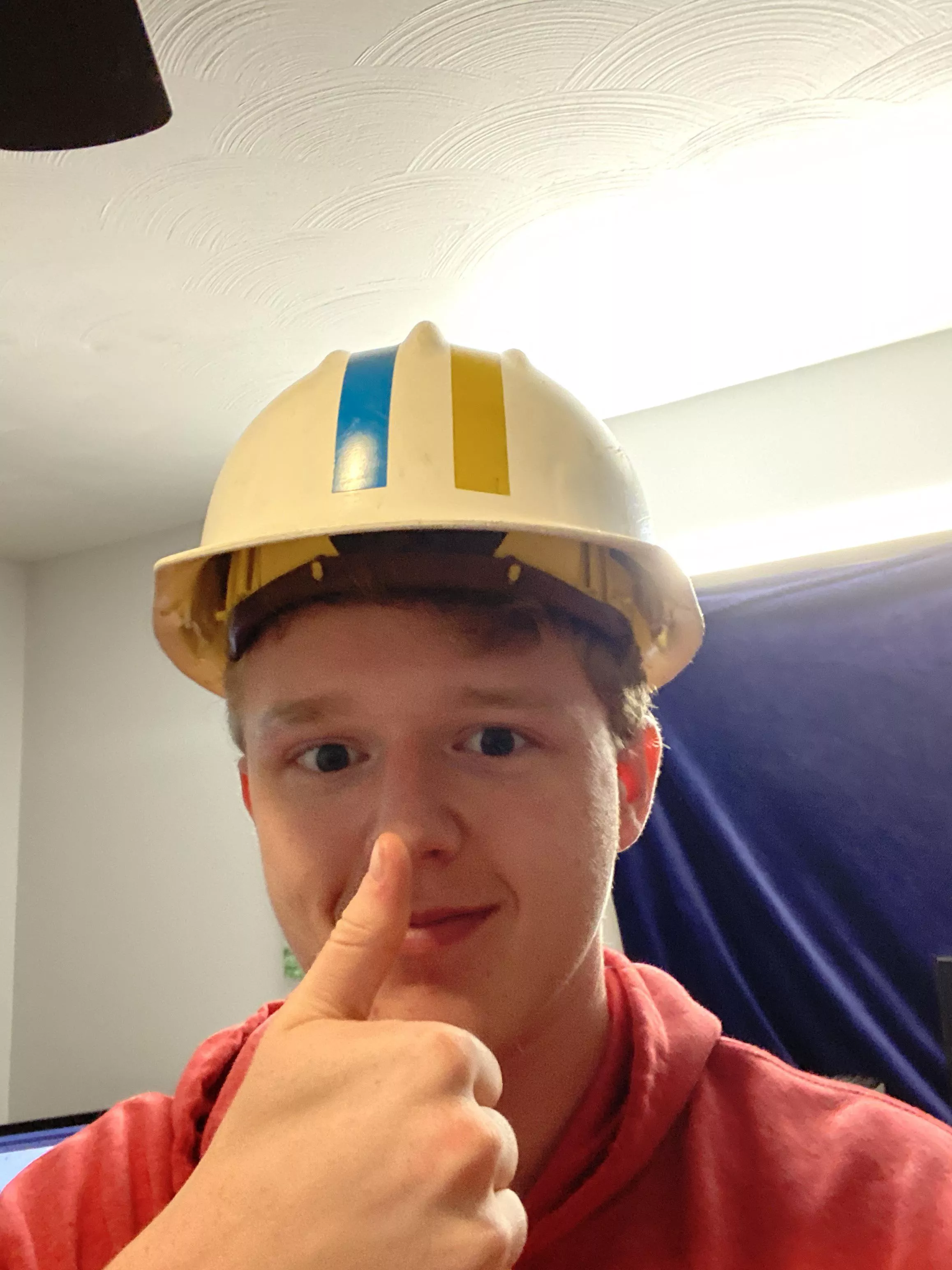 Let’s try this again… me with a Bell Telephone hard hat lol