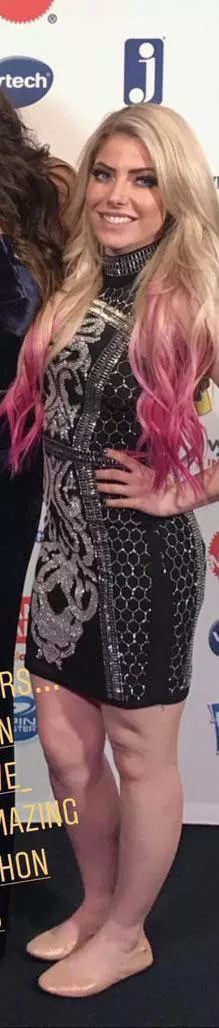 Lexi wearing a dress with flats.