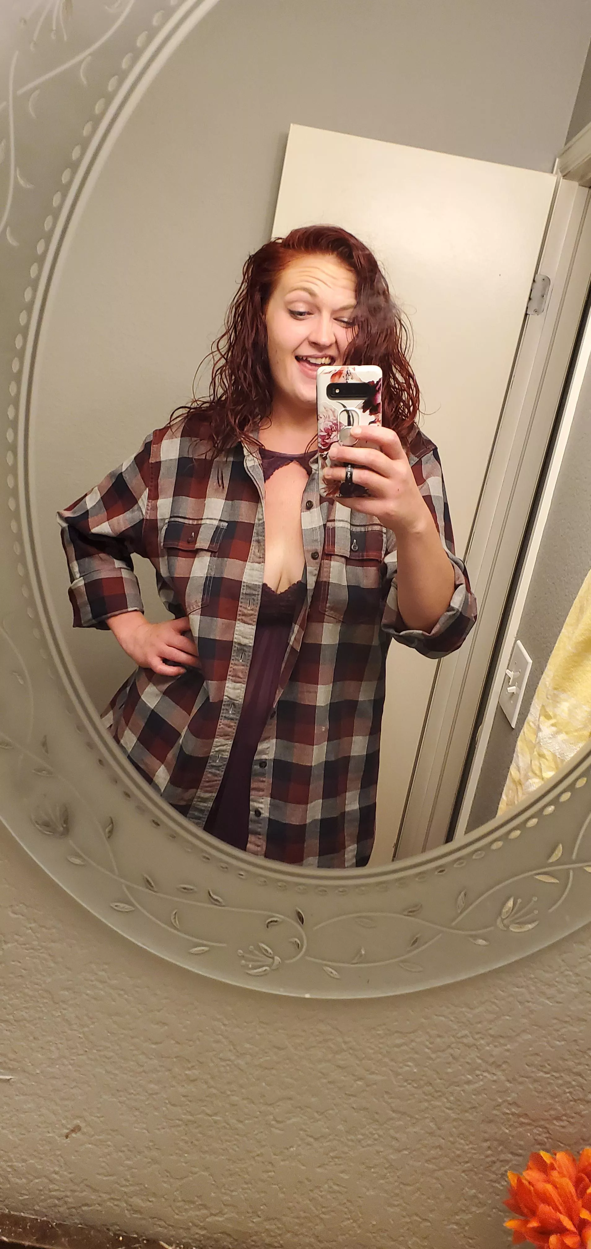 lingerie goes with flannel right?