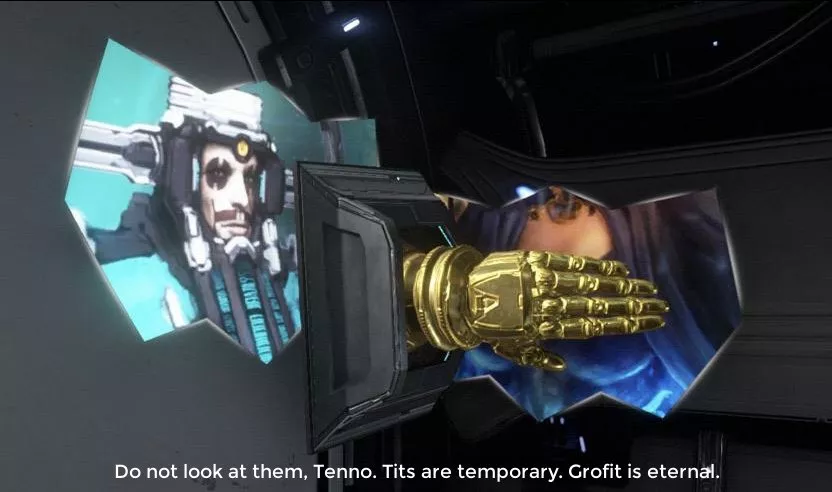 Listen to him. Tenno.