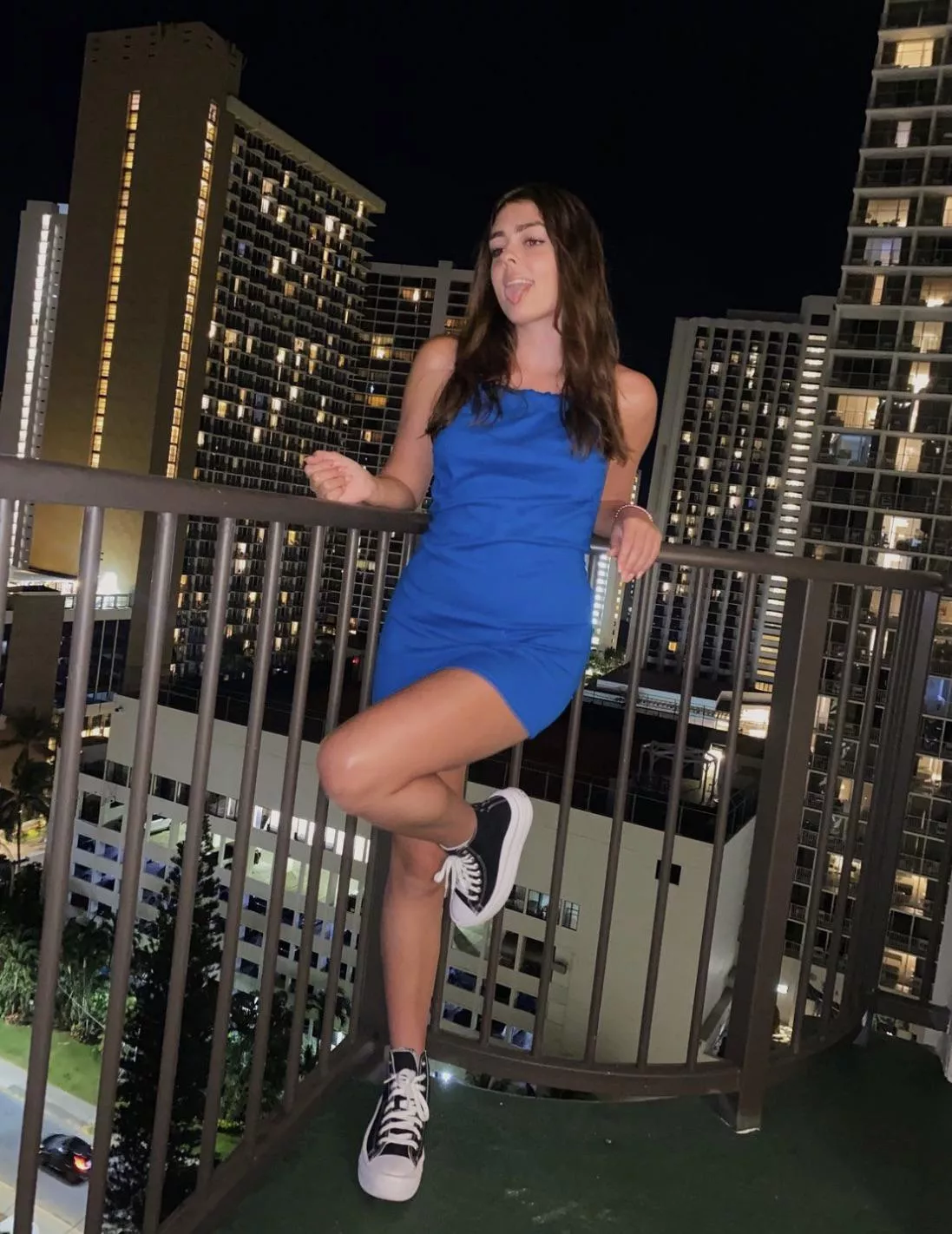 little blue dress