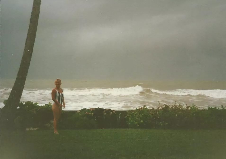 Little rough for swimming - Hawaii, circa 1990