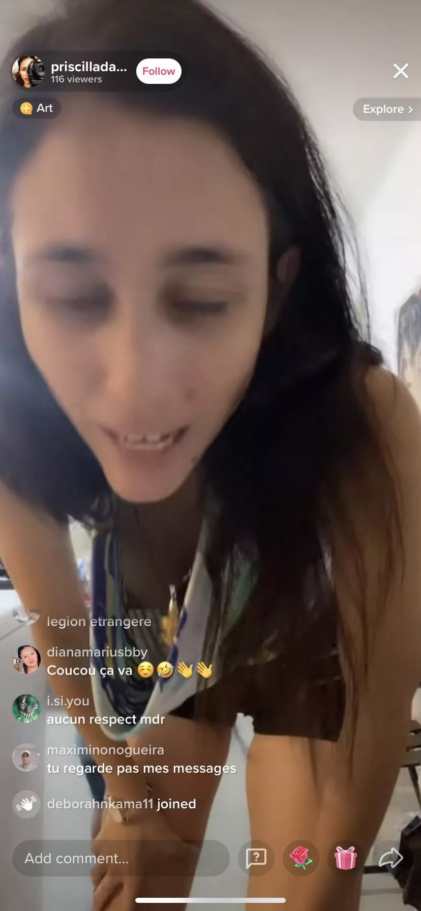 Live NOW. https://vm.tiktok.com/ZMRuA8wTw/