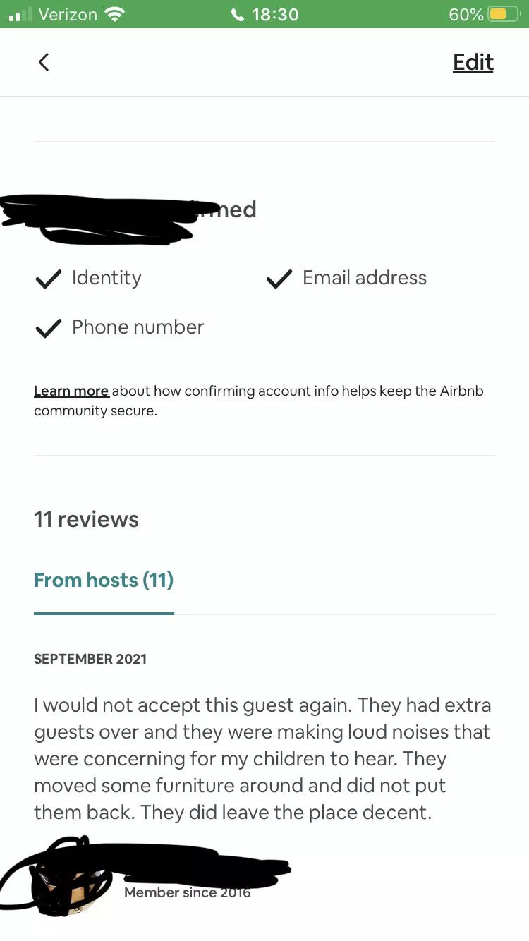 lmao, fuckinâ€™ nailed it. definitely ruined my perfect airbnb review streak, 100% worth it